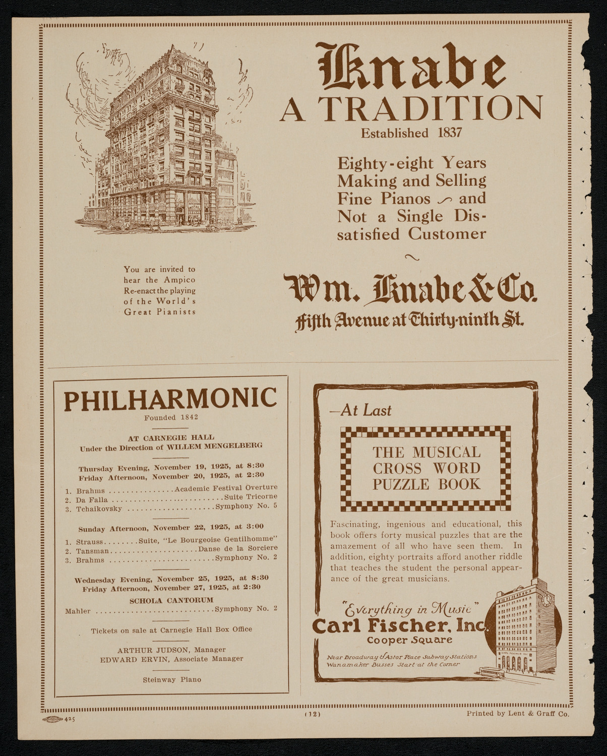 Newman Traveltalks: Norway and Sweden, November 15, 1925, program page 12