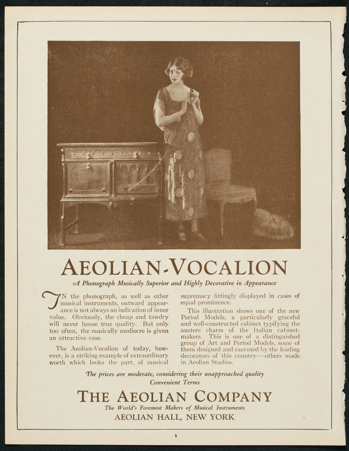 State Symphony Orchestra of New York, December 19, 1923, program page 2