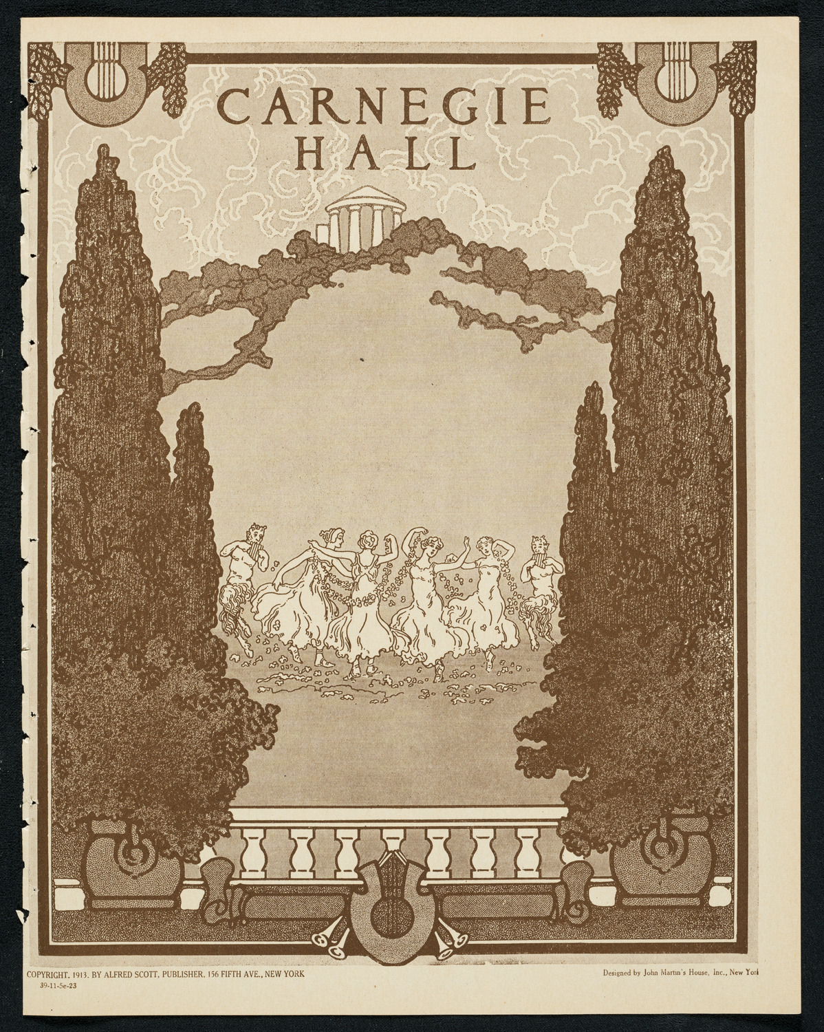 Grand Charity Concert, November 5, 1923, program page 1