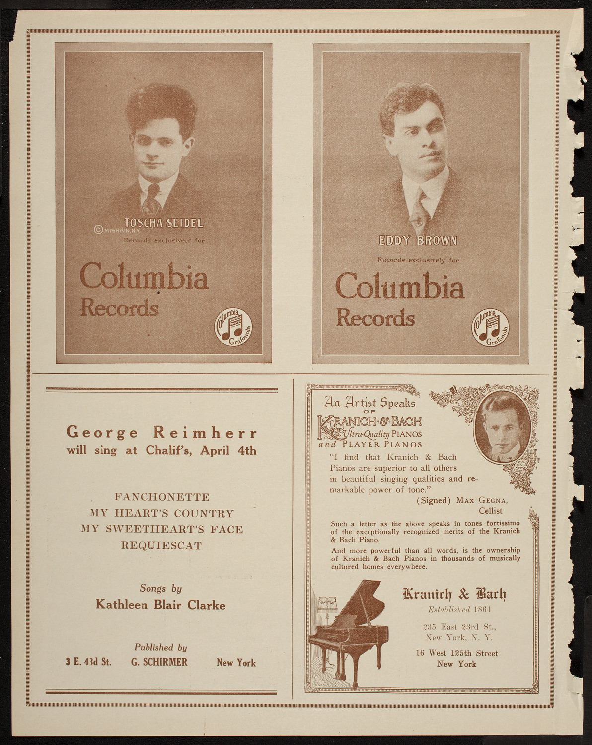 Film: Alice in Wonderland, April 5, 1920, program page 6