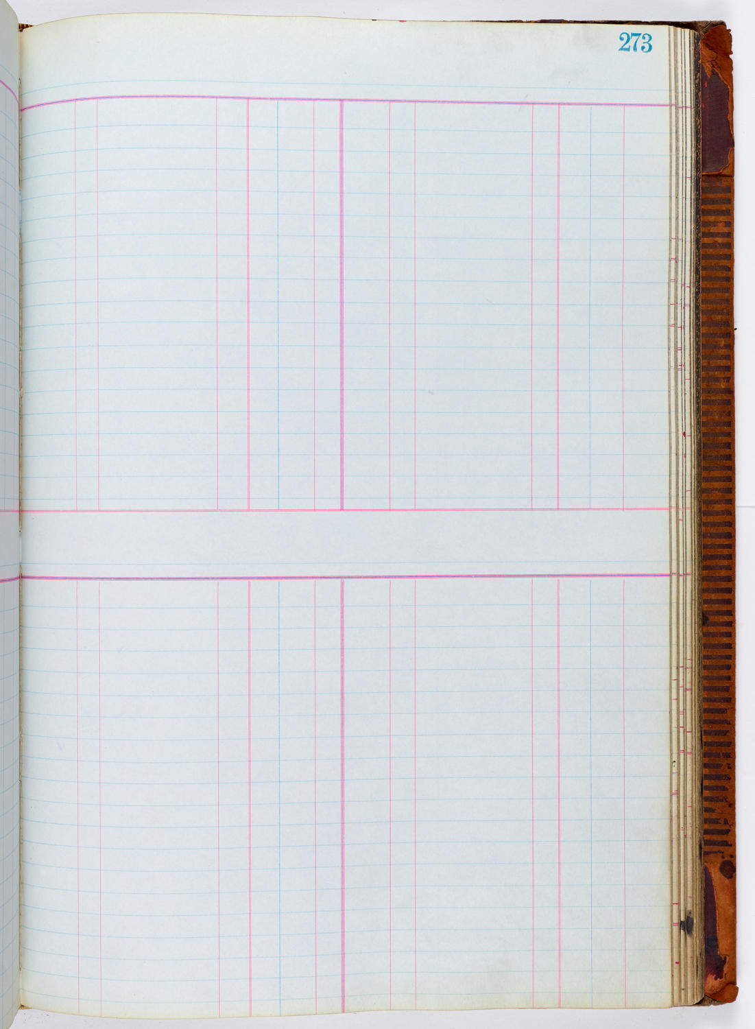 Music Hall Accounting Ledger, volume 1, page 273