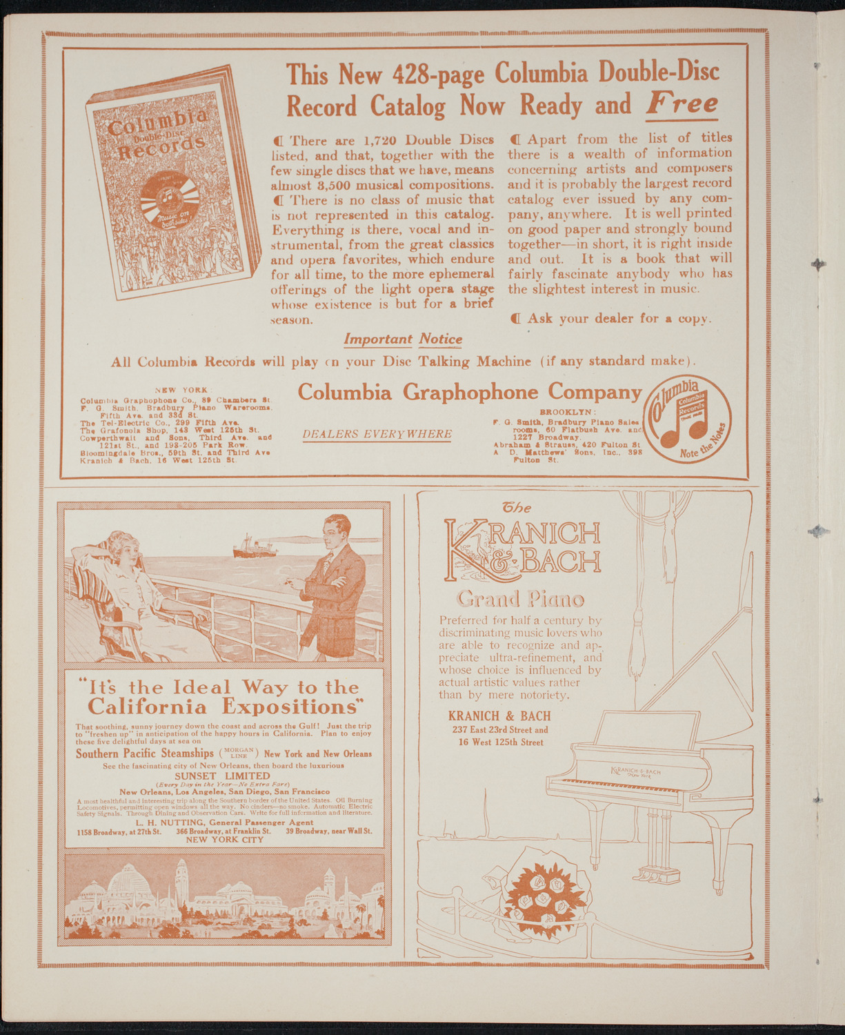 Benefit: St. Andrew's One-Cent Coffee Stands, April 22, 1915, program page 6