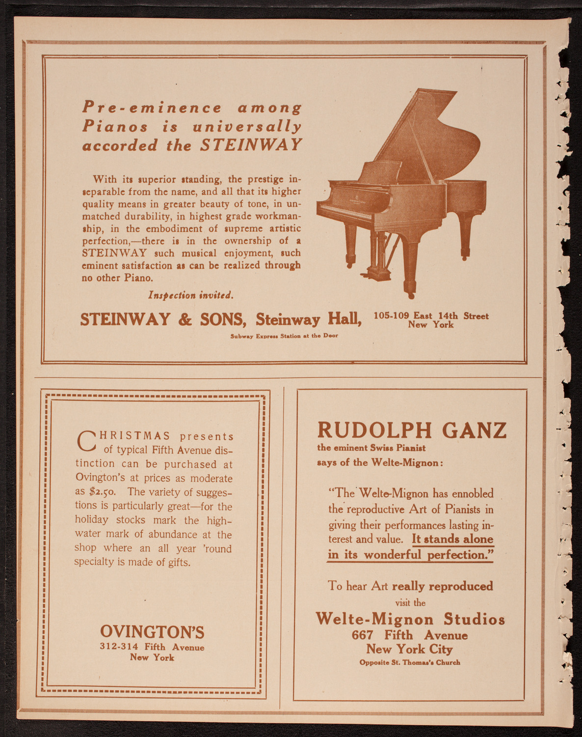 Musical Art Society of New York, December 18, 1917, program page 4