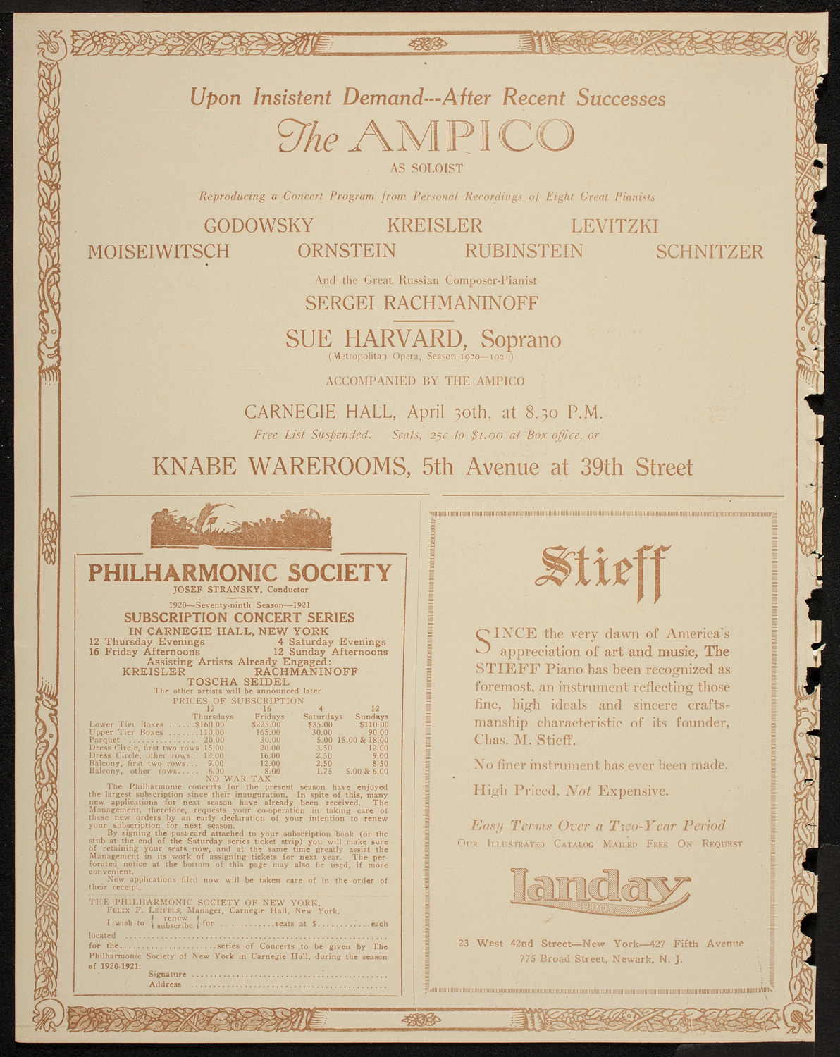 St. Olaf Choir, April 27, 1920, program page 12
