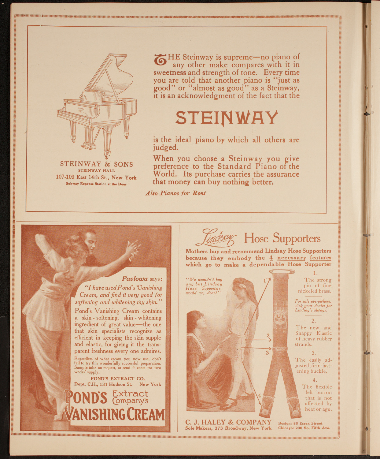 Musical Art Society of New York, December 15, 1914, program page 4