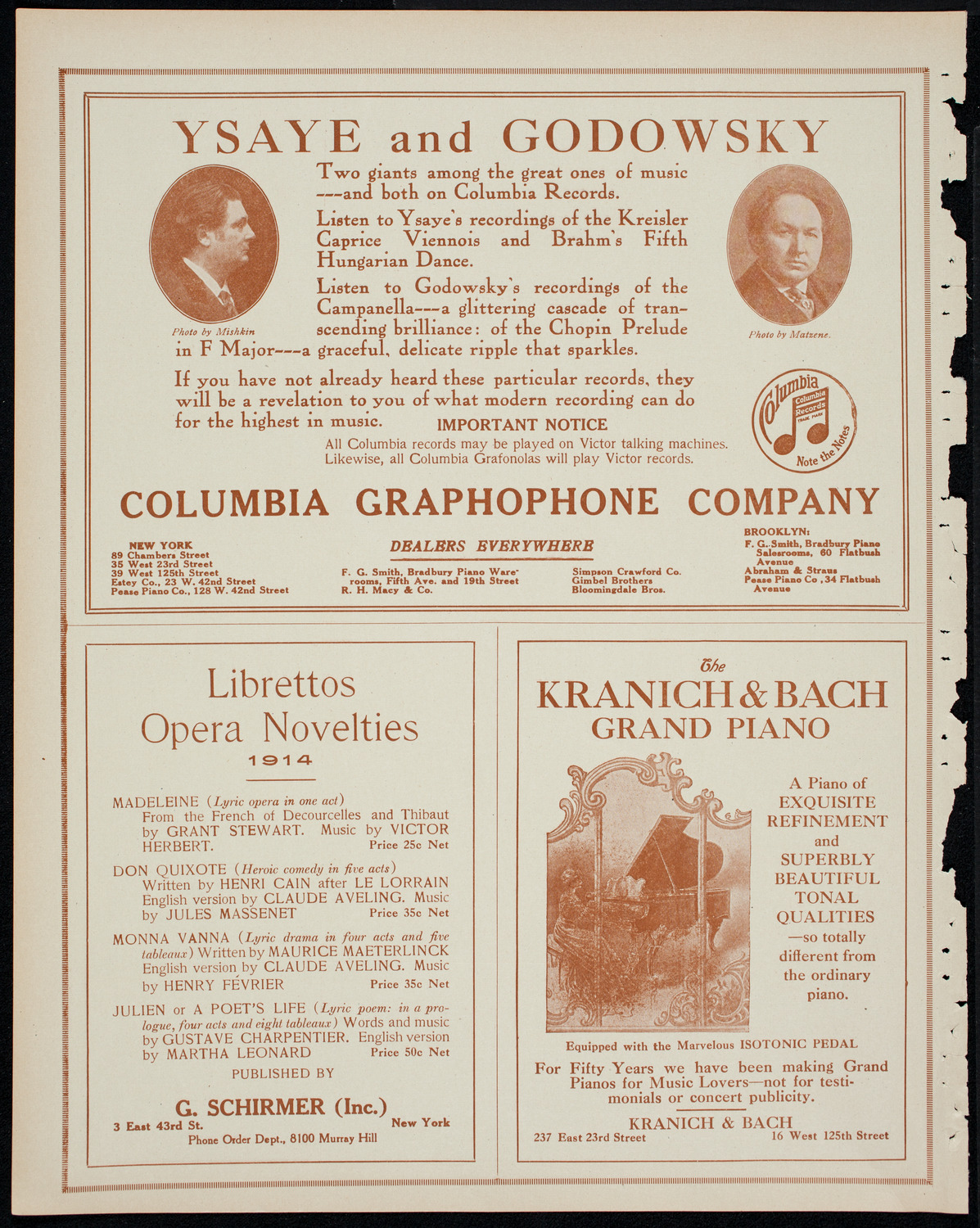 The Civic Forum, March 4, 1914, program page 6