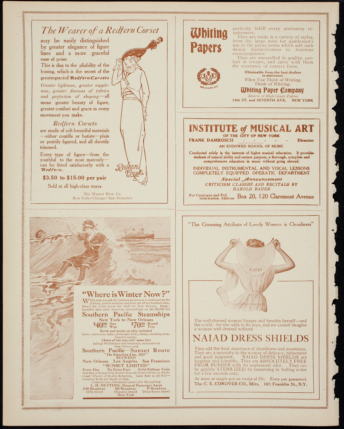 Burton Holmes Travelogue: The New Manila, January 12, 1914, program page 2