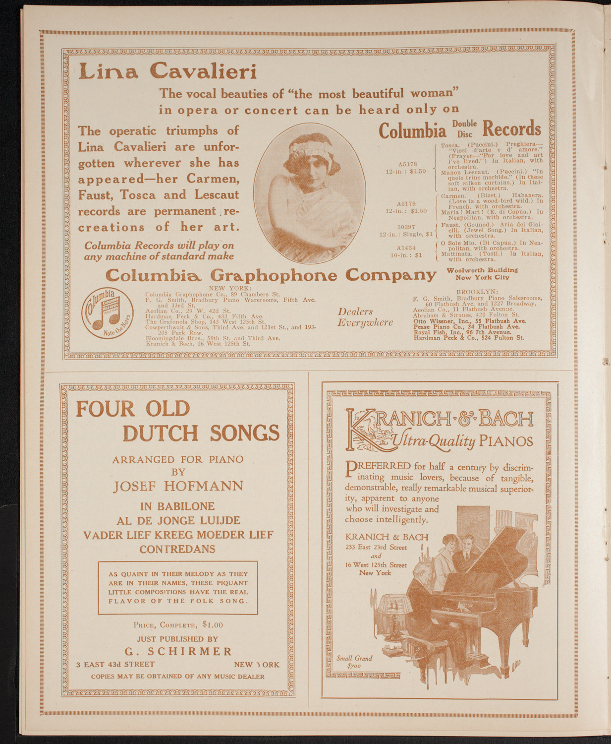 Boston Symphony Orchestra, February 19, 1916, program page 6
