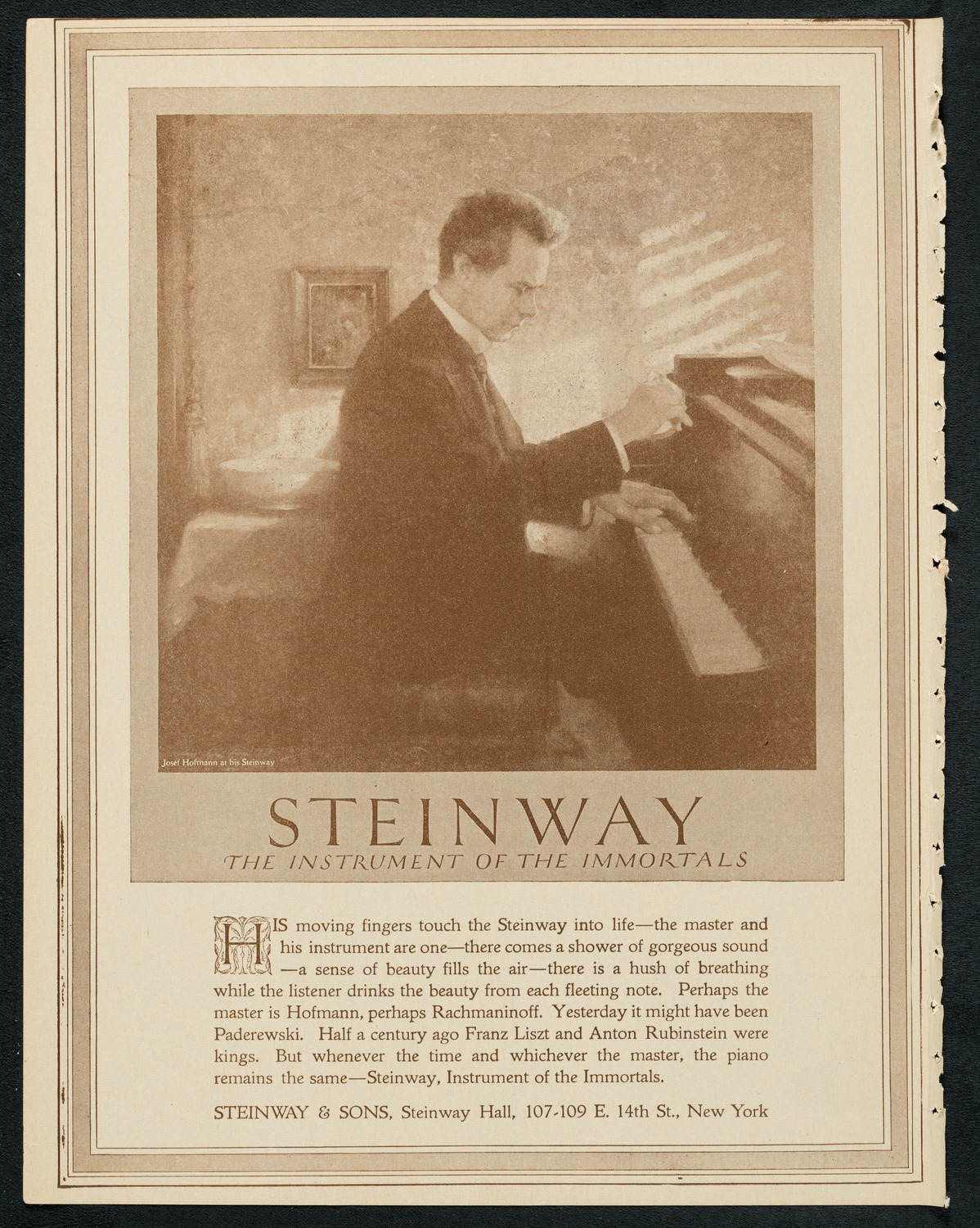 Tito Schipa, Tenor, October 1, 1923, program page 4