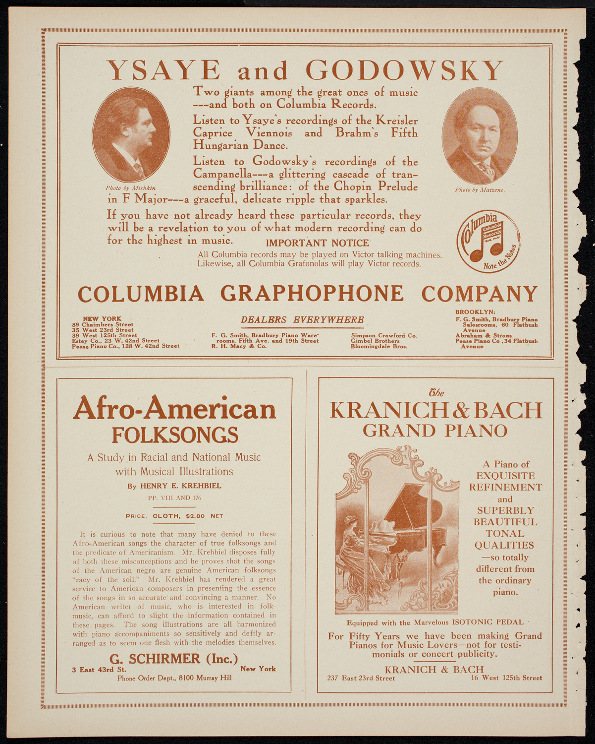 Burton Holmes Travelogue: Panama, February 3, 1914, program page 6
