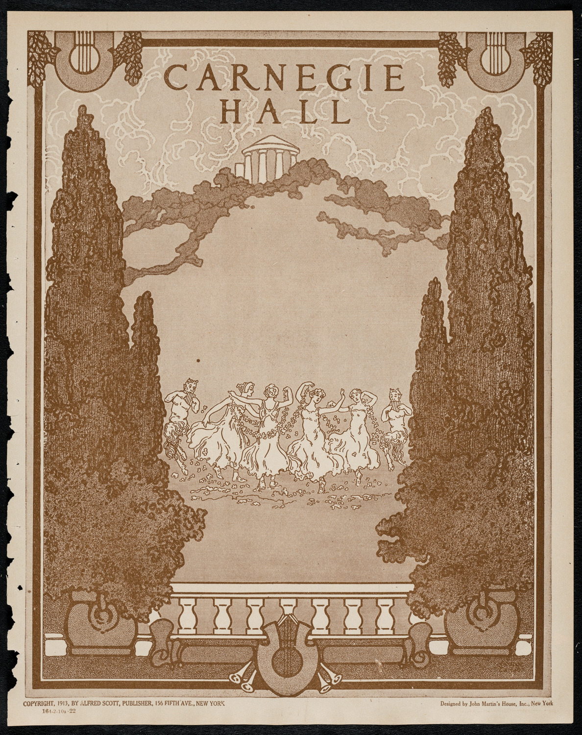 New York Philharmonic, February 10, 1922, program page 1