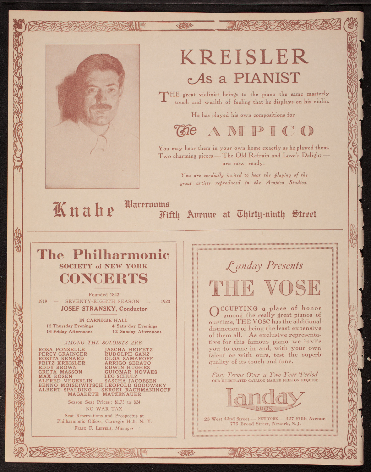 Helen Stanley, Soprano, November 4, 1919, program page 12