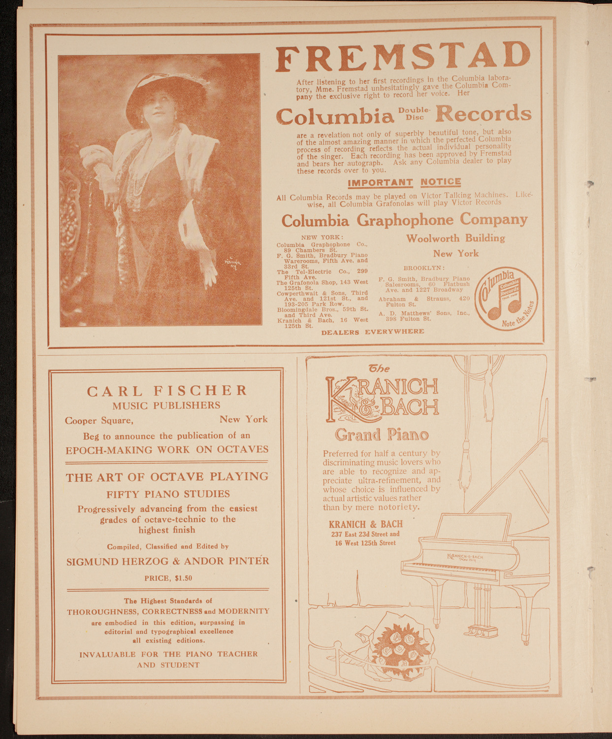 New York Banks' Glee Club, December 14, 1914, program page 6
