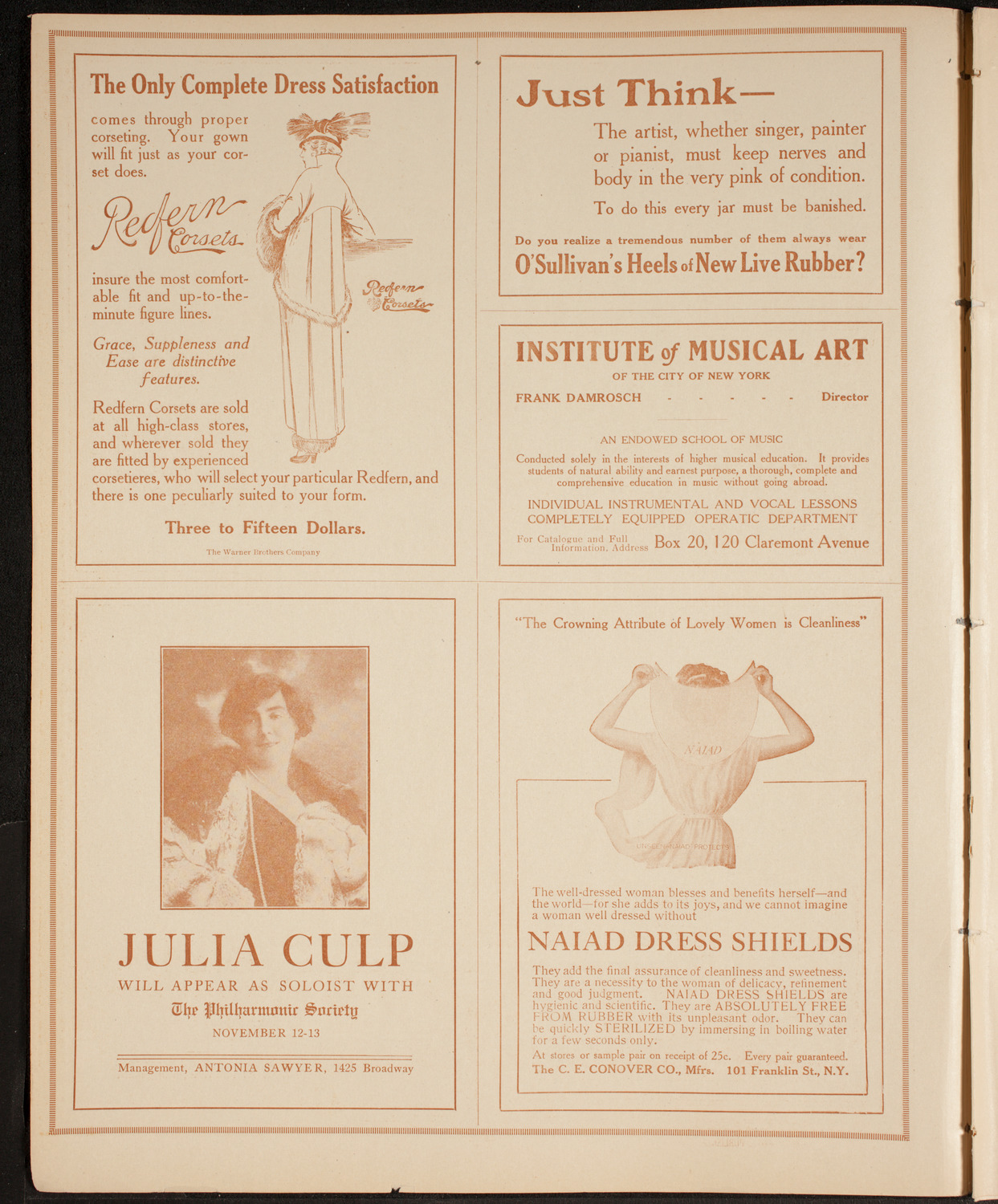 Carl Friedberg, Piano, November 2, 1914, program page 2