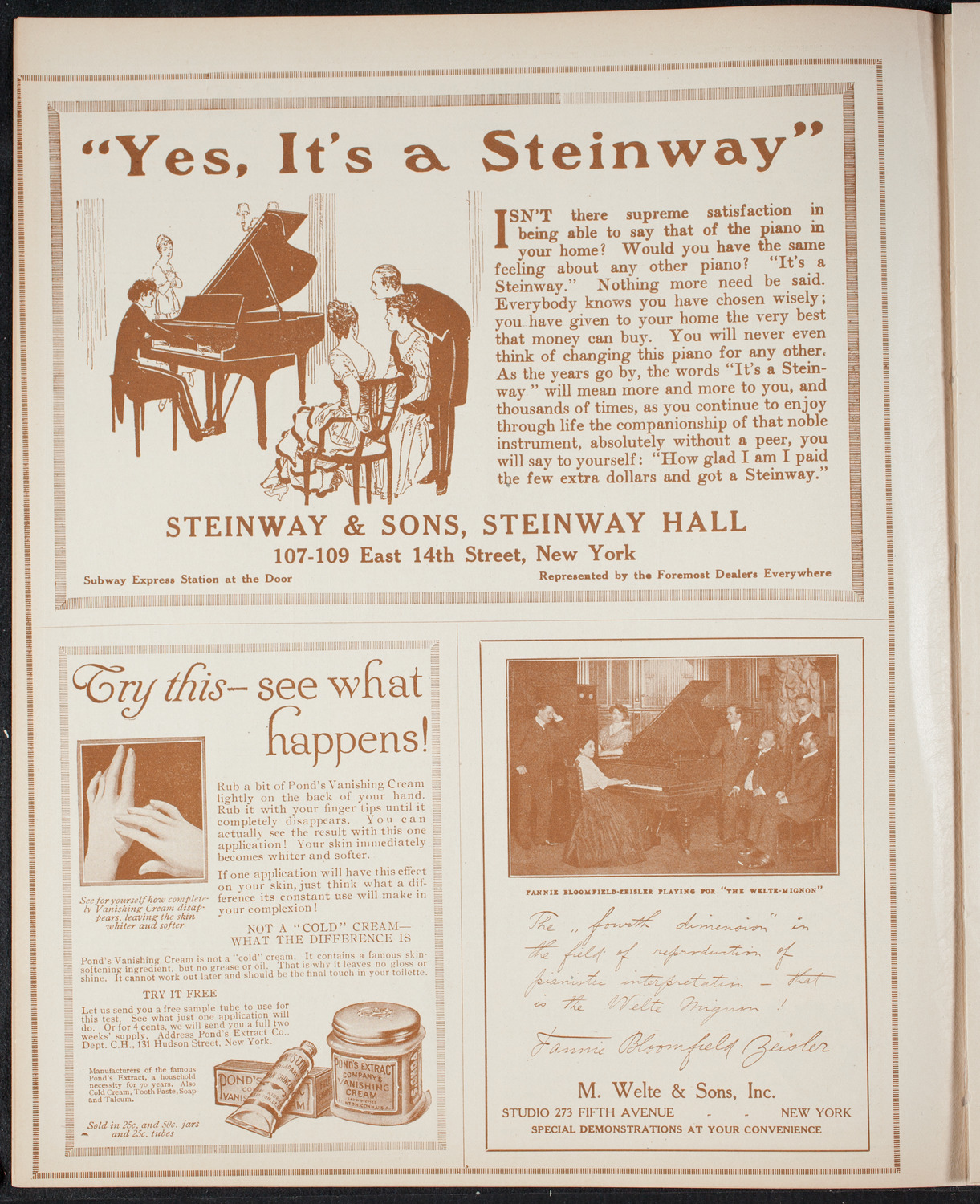 Elmendorf Lecture: Northern Italy, November 29, 1915, program page 4