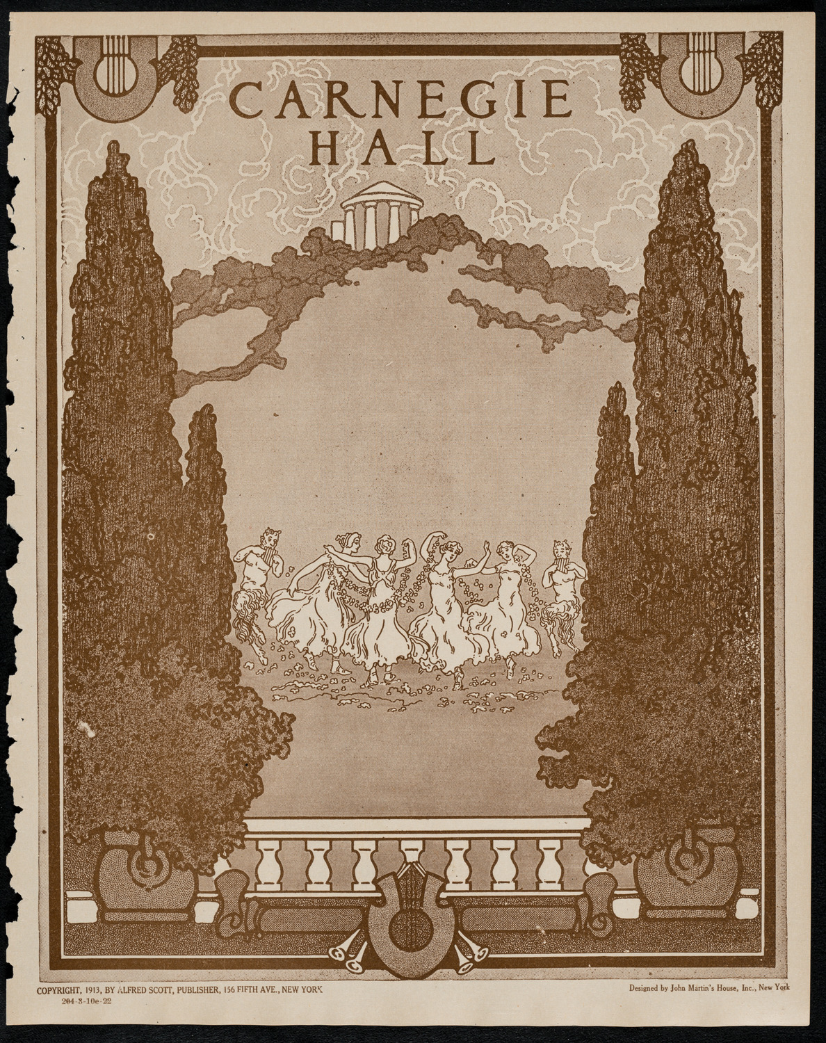 New York Symphony Orchestra, March 10, 1922, program page 1