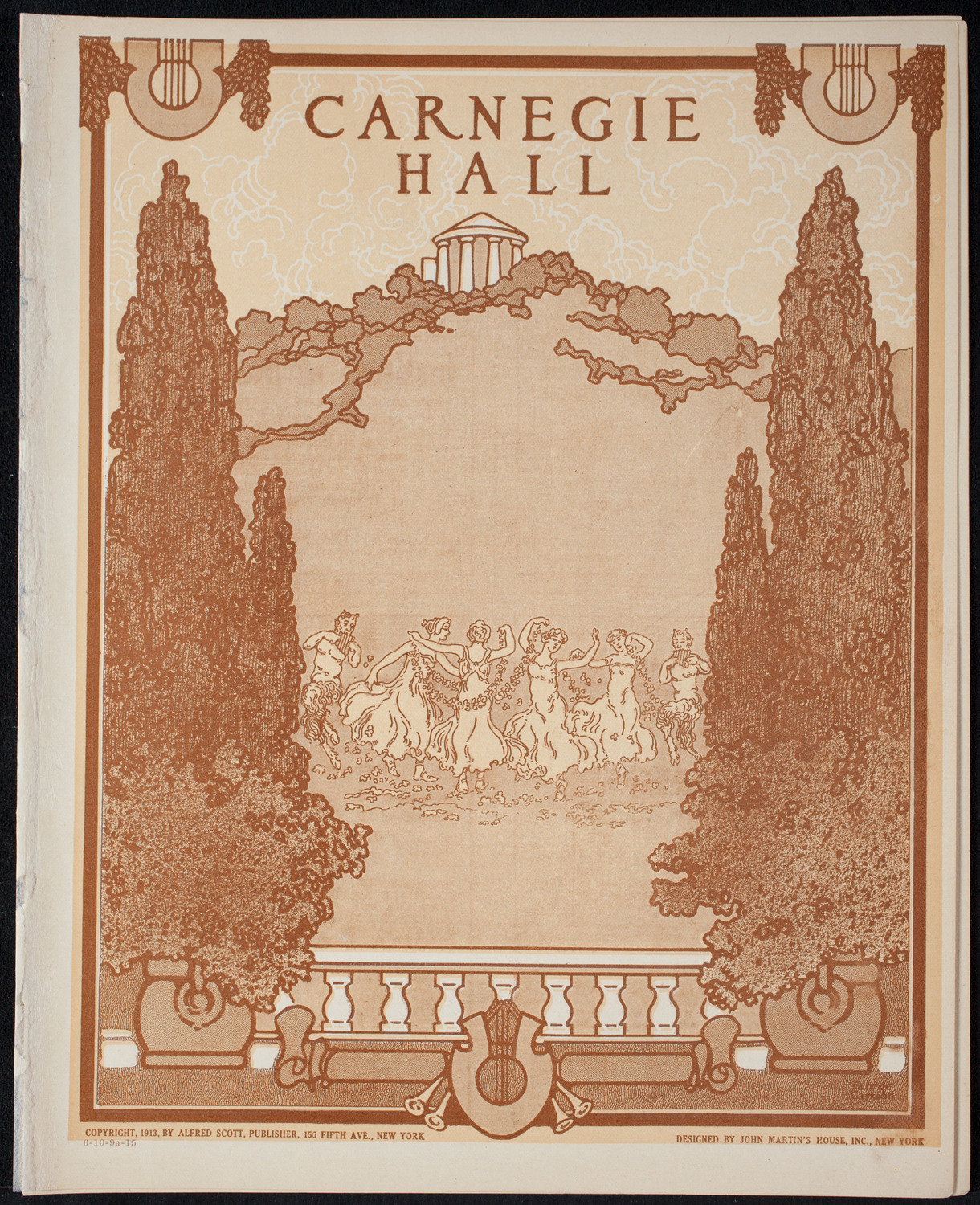 Fashion Show: "Yesterday or To-Morrow", October 9, 1915, program page 1