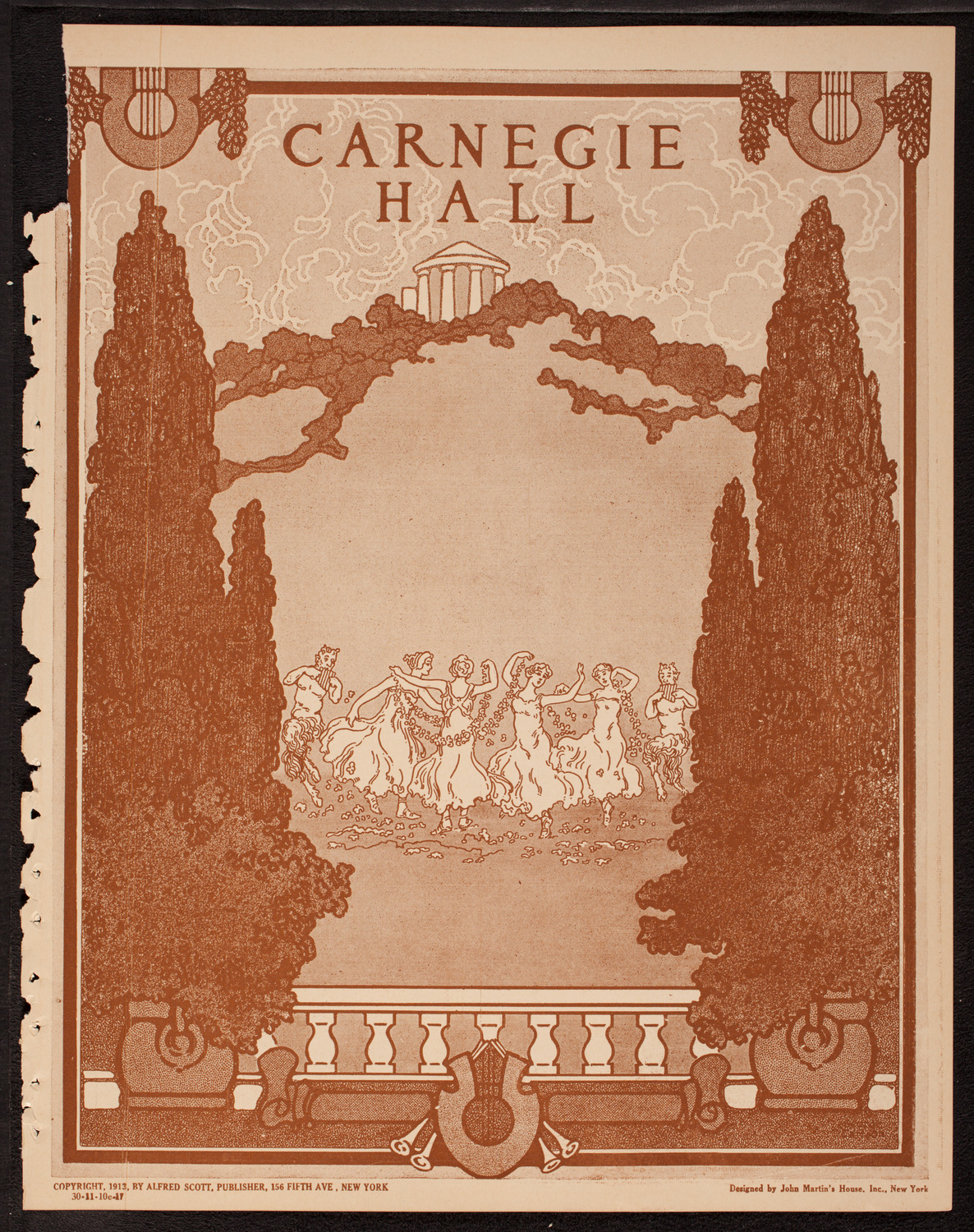 New York Symphony Orchestra, November 10, 1917, program page 1