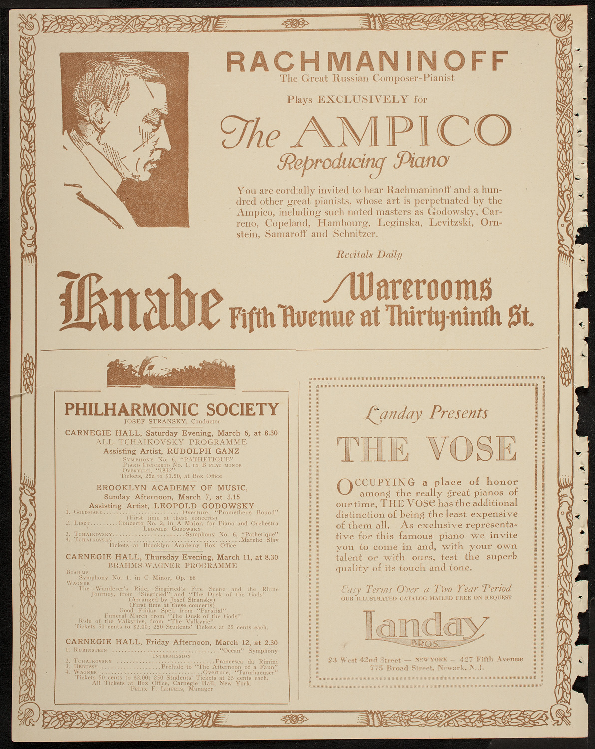 Symphony Concert for Young People, March 6, 1920, program page 12
