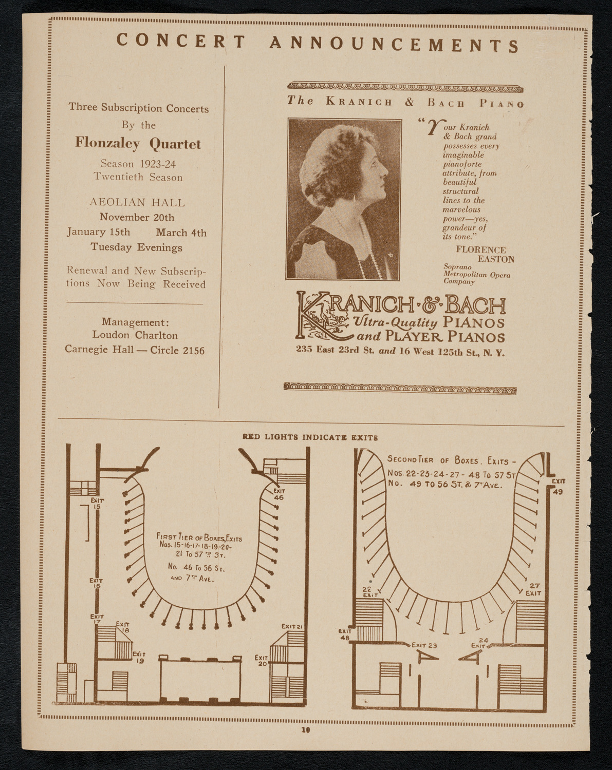 Meeting: Salvation Army, April 29, 1923, program page 10