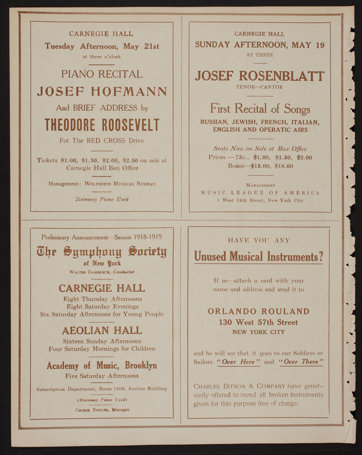 Graduation: College of Pharmacy of the City of New York, May 16, 1918, program page 8