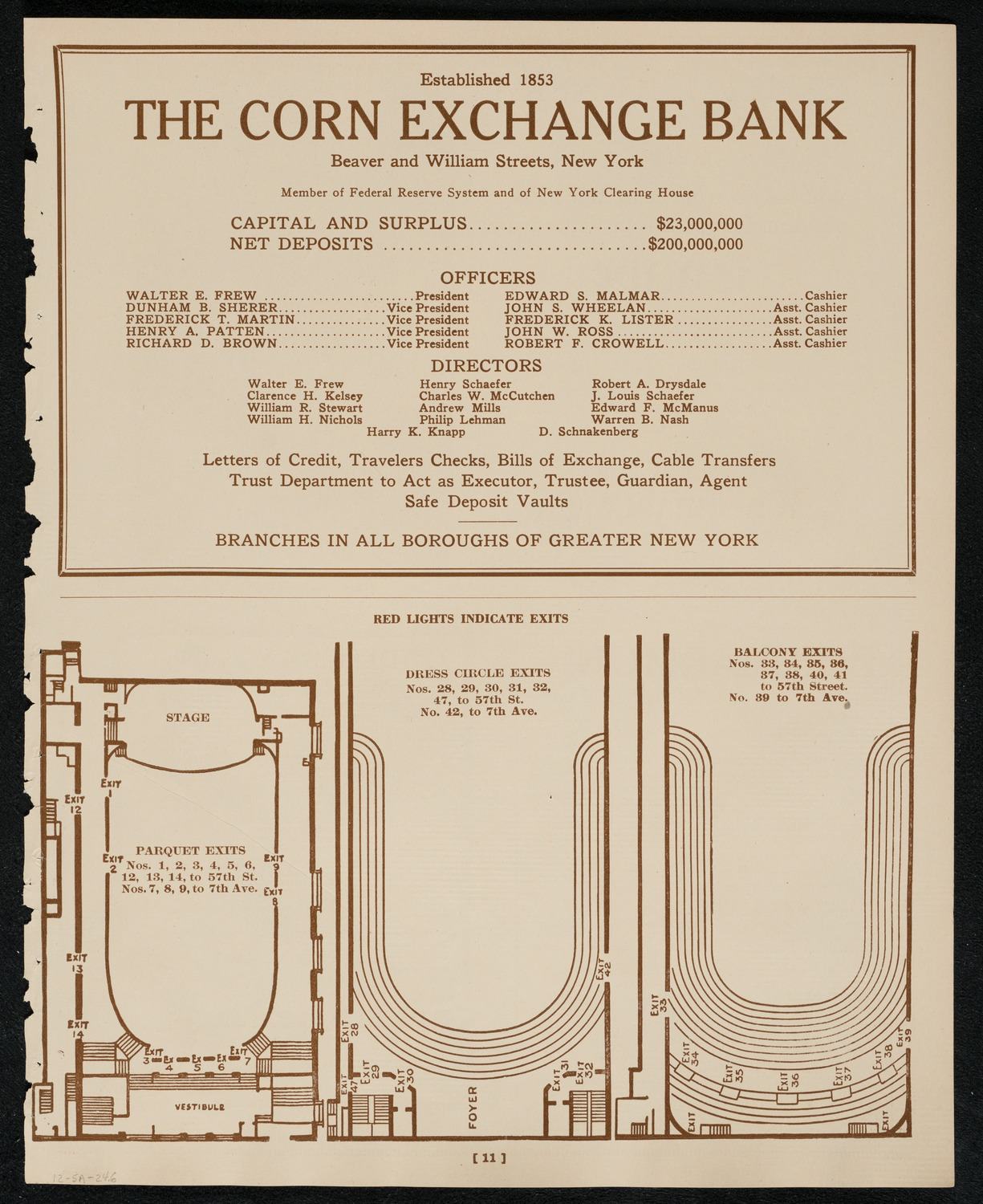 New York Philharmonic, December 5, 1924, program page 11