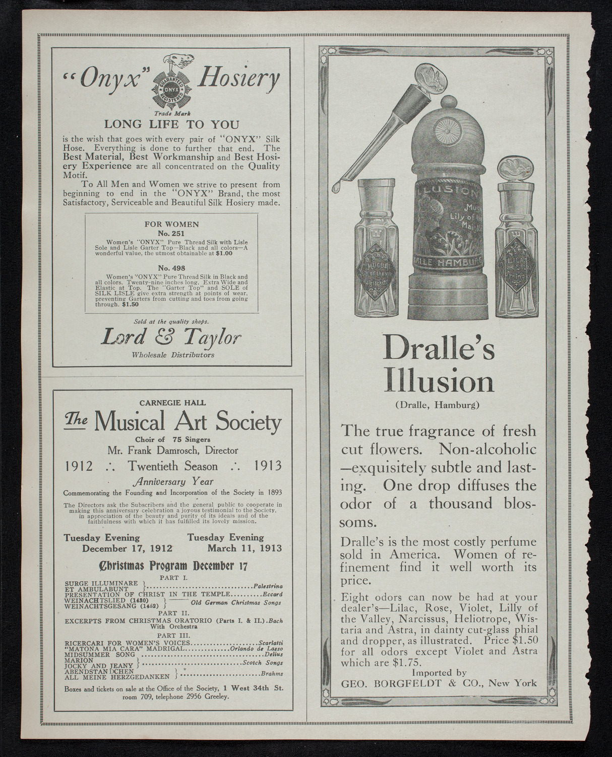 Leopold Godowsky, Piano, November 27, 1912, program page 8