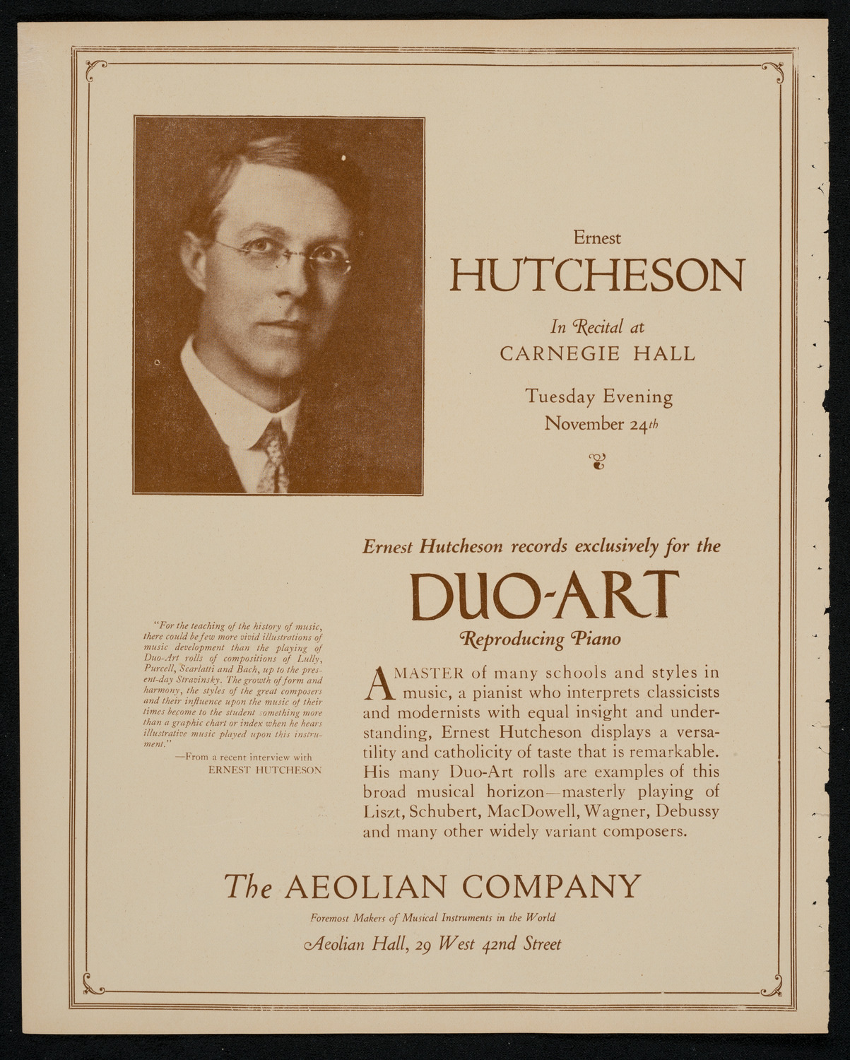 Meeting: Catholic Unity League (Lecture by E.M. Newman), November 23, 1925, program page 2