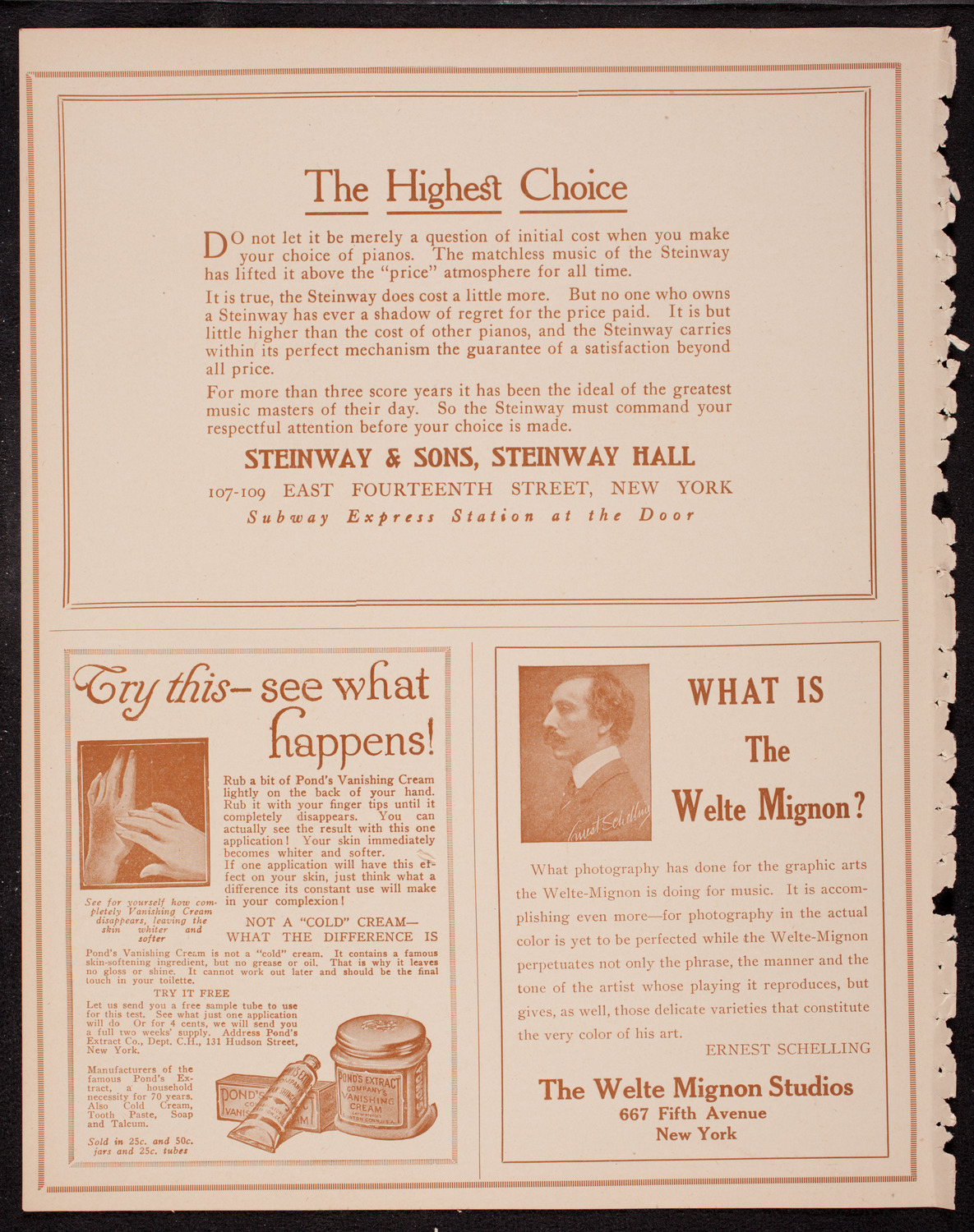 Russian Symphony Society of New York, December 31, 1916, program page 4