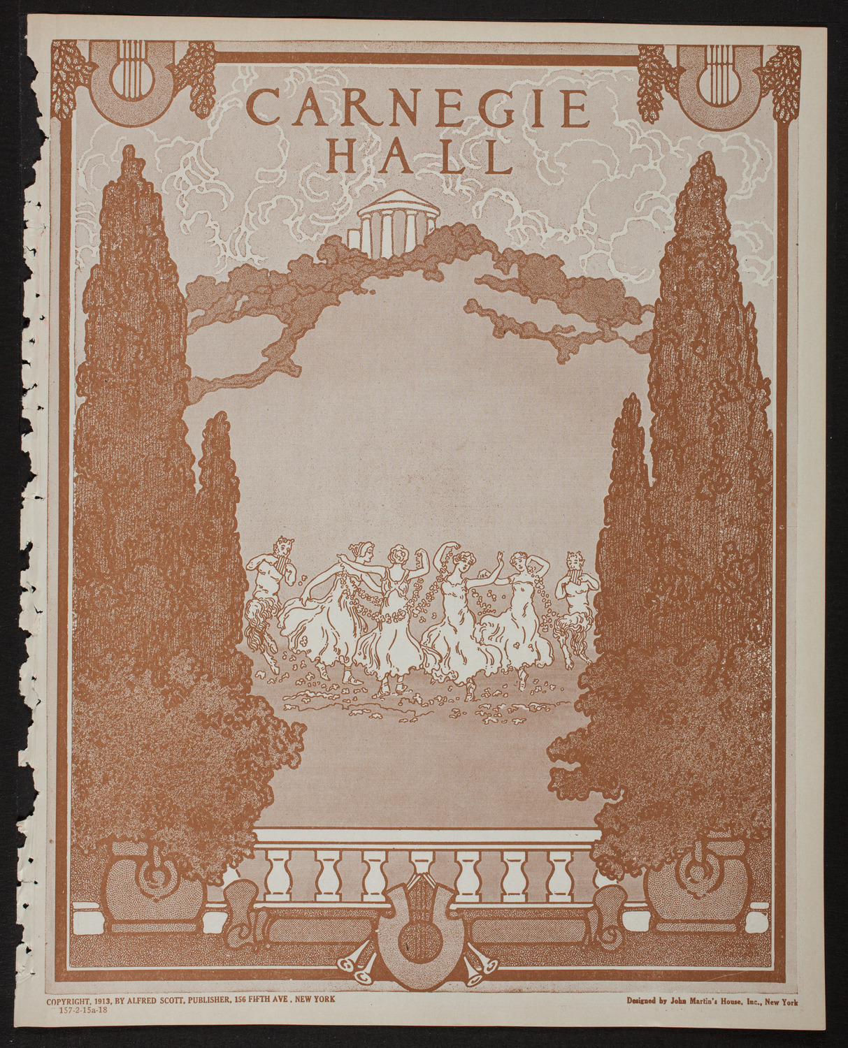 New York Symphony Orchestra, February 15, 1918, program page 1