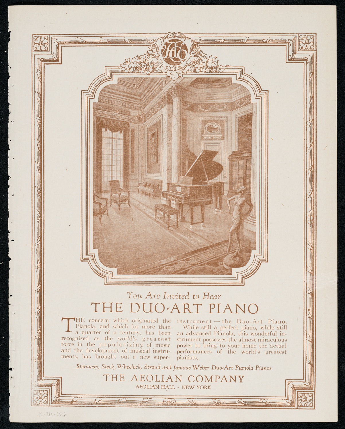 Philadelphia Orchestra, December 21, 1920, program page 11