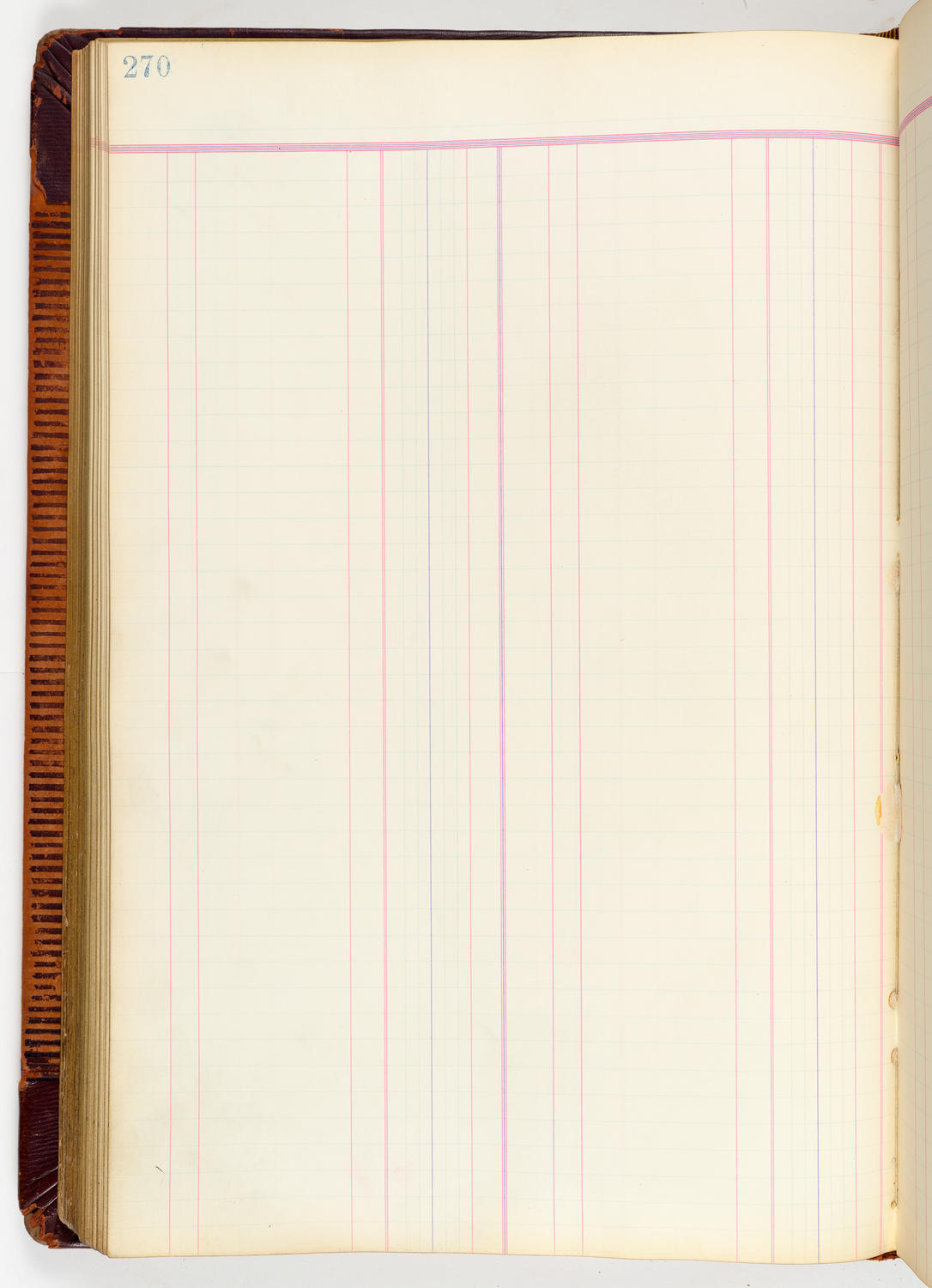 Music Hall Accounting Ledger, volume 3, page 270
