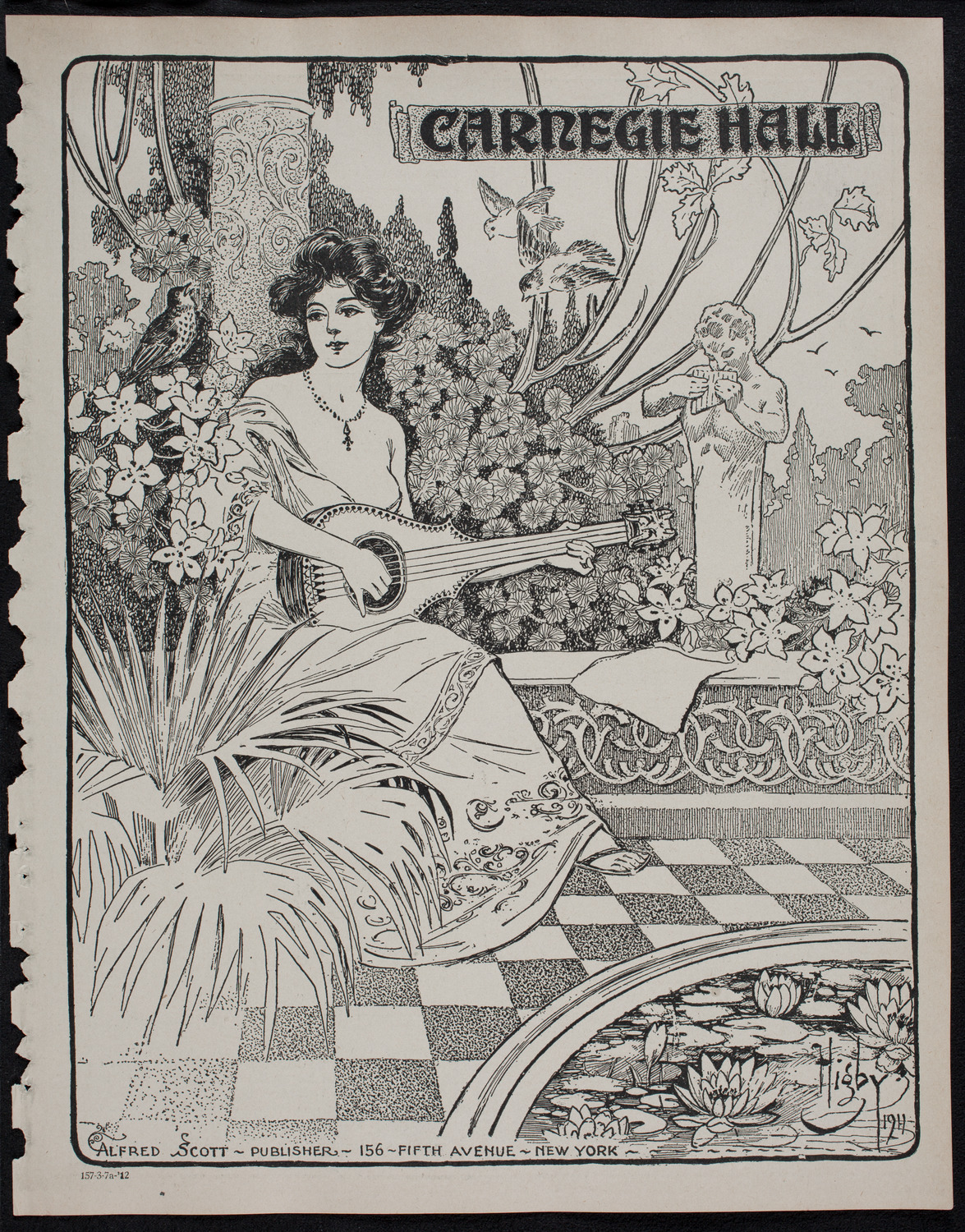 Jeanne Gerville-Réache, Contralto, March 7, 1912, program page 1