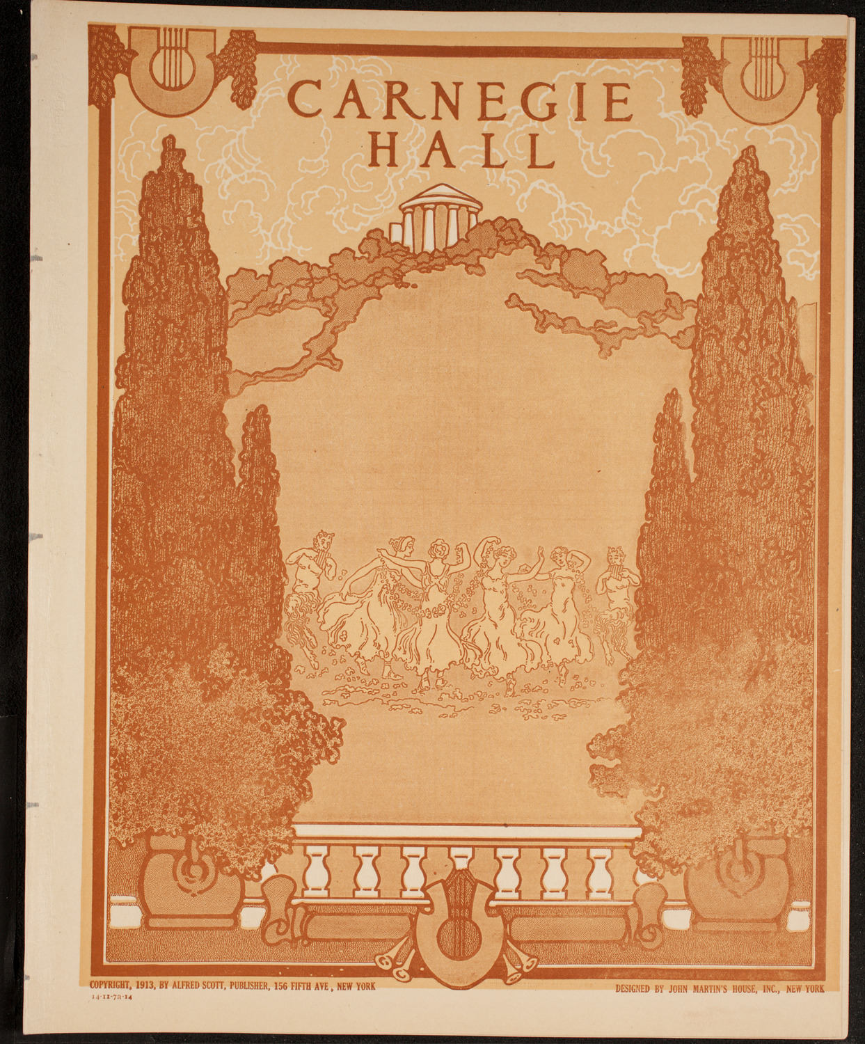 Boston Symphony Orchestra, November 7, 1914, program page 1