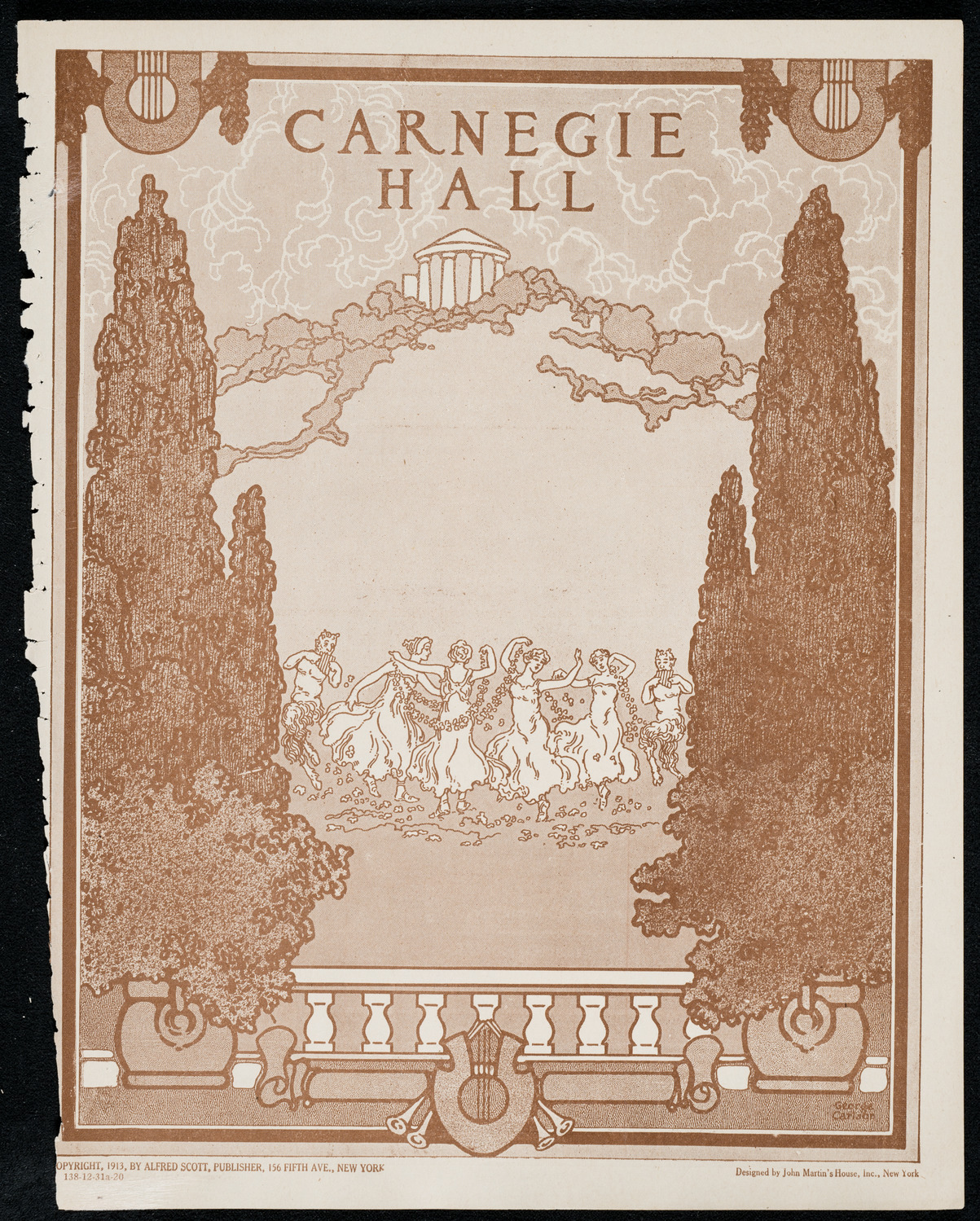 New York Philharmonic, December 31, 1920, program page 1