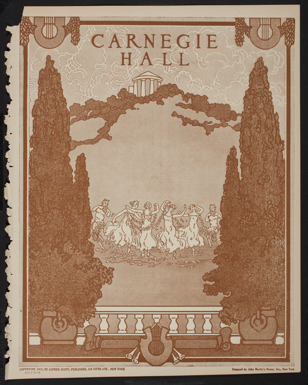 Home Symphony Concert: New York Philharmonic, January 9, 1918, program page 1