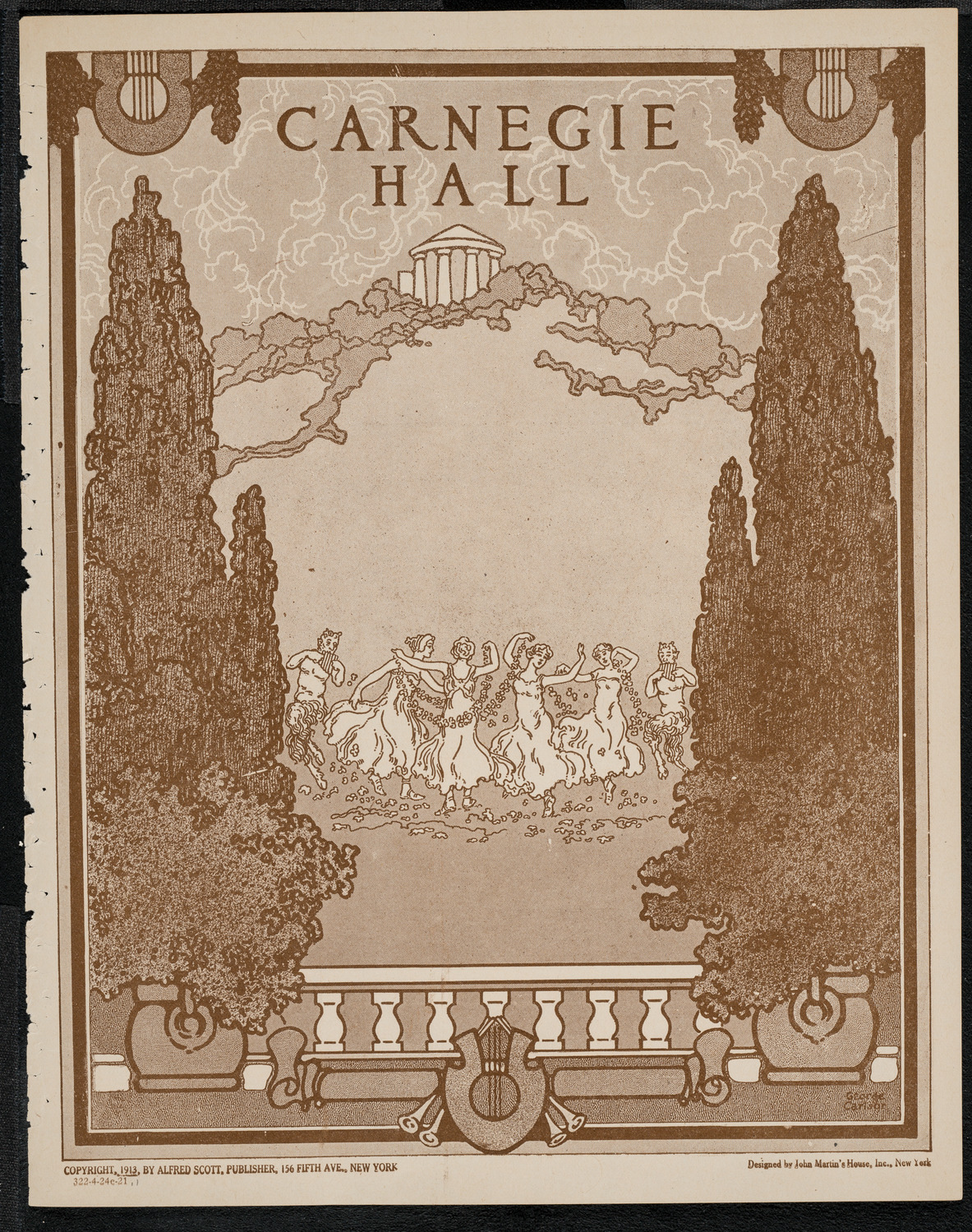 National Symphony Orchestra, April 24, 1921, program page 1