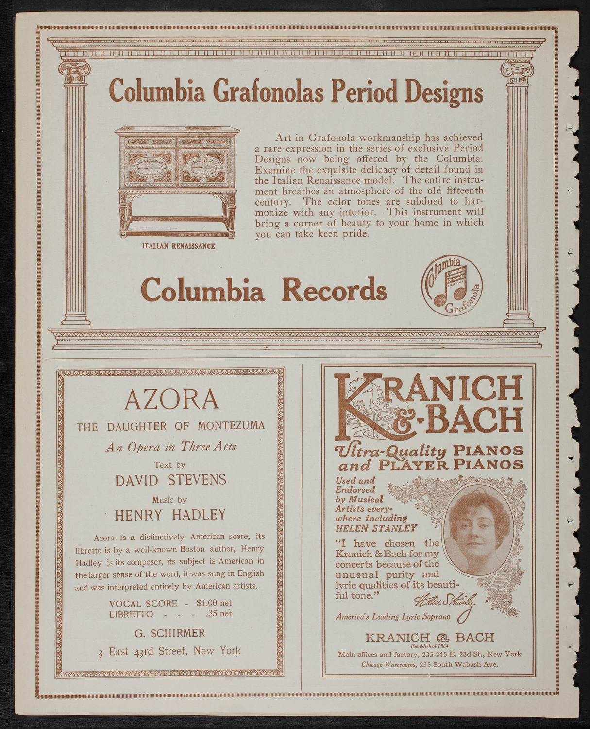New York Philharmonic, February 1, 1918, program page 6