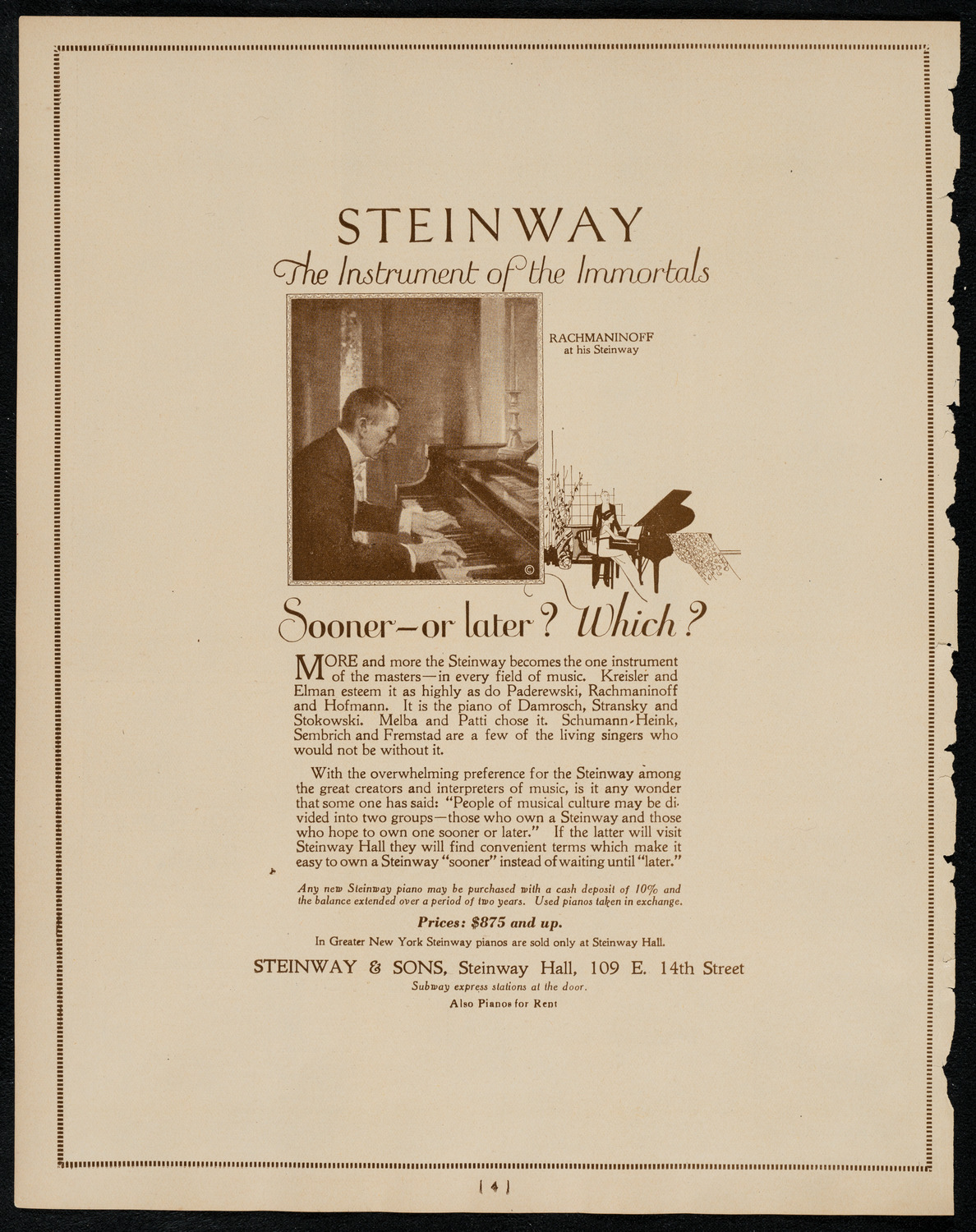 Music and Moving-Picture Views of Spain, May 21, 1922, program page 4