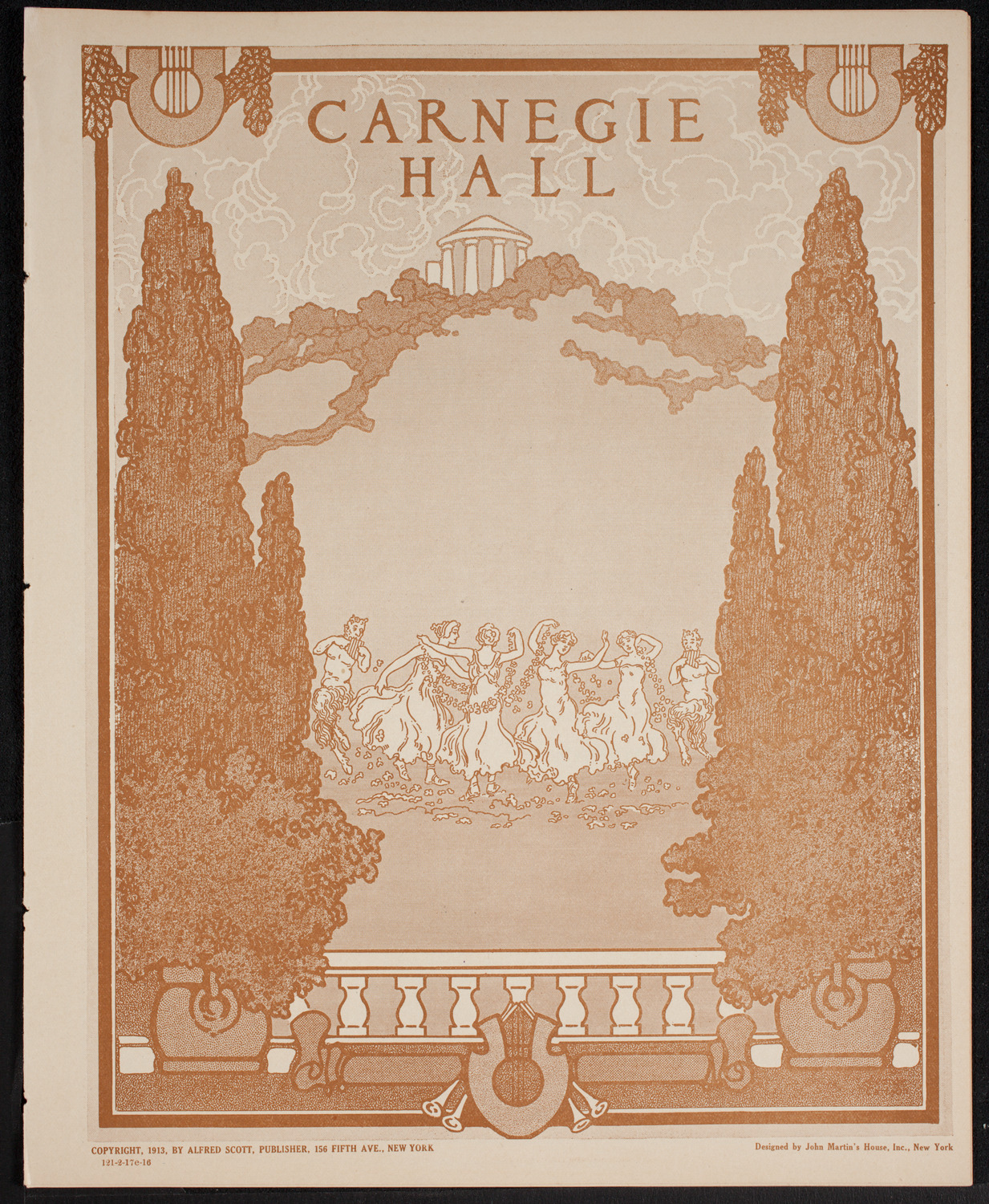 Boston Symphony Orchestra, February 17, 1916, program page 1