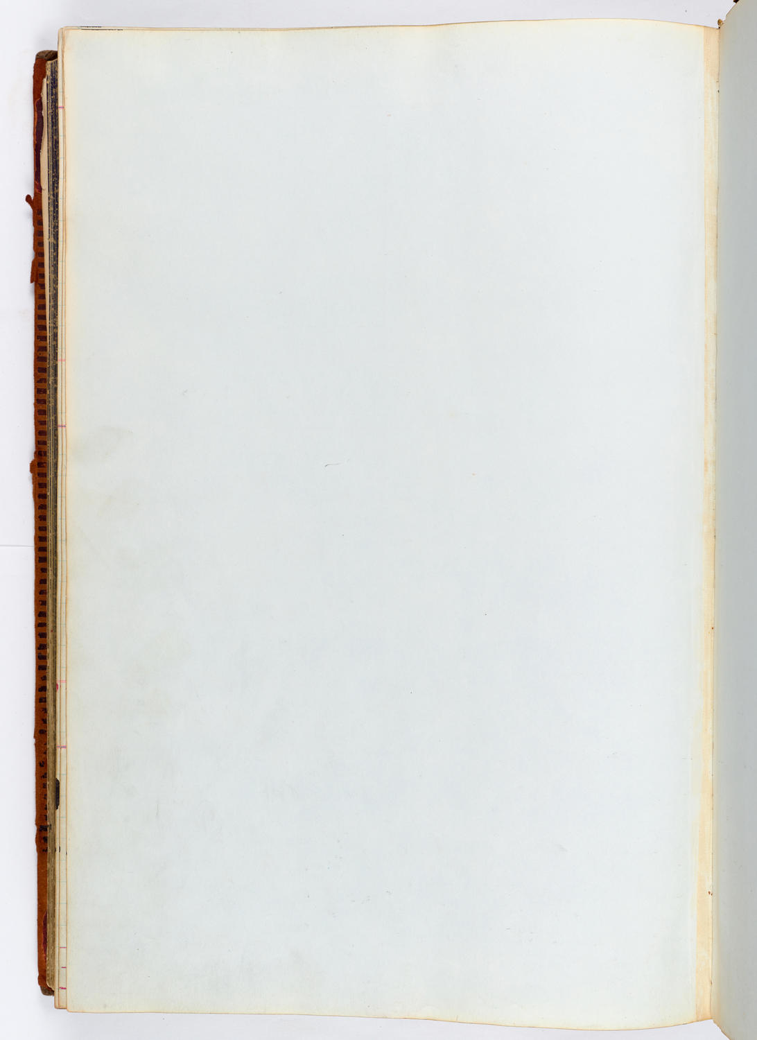 Music Hall Accounting Ledger, volume 1, back endpaper 1