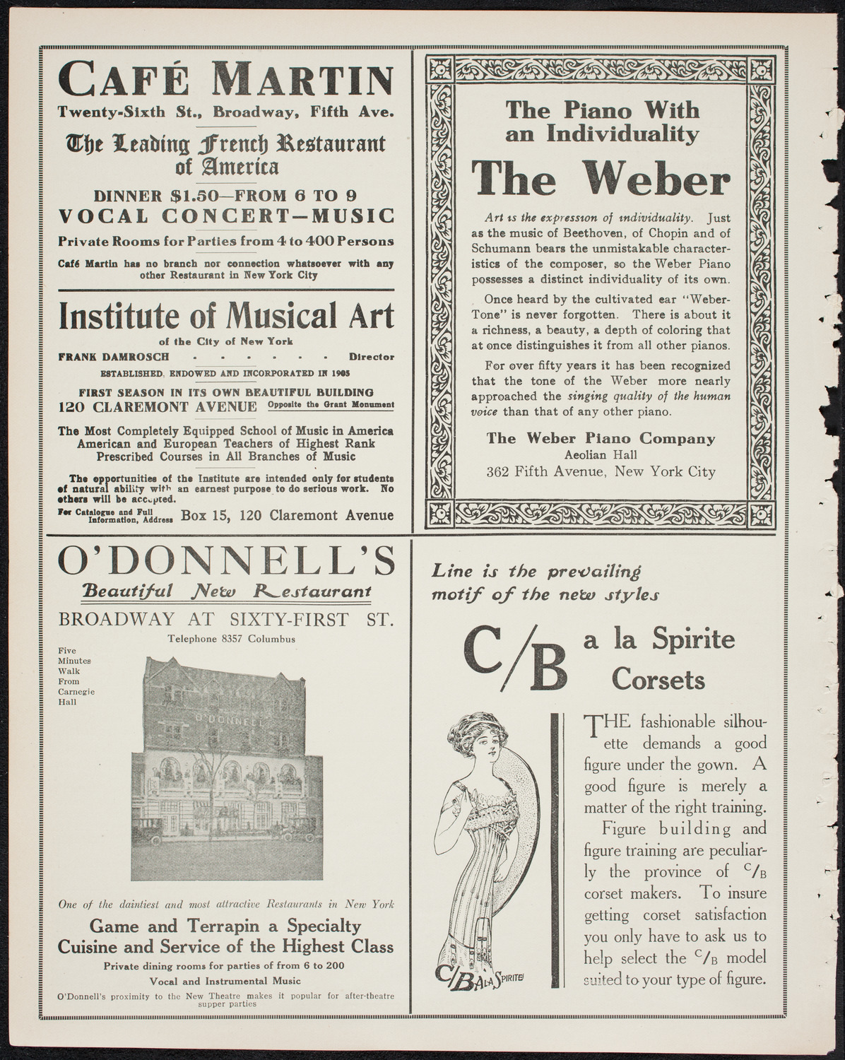 Boston Symphony Orchestra, March 25, 1911, program page 6