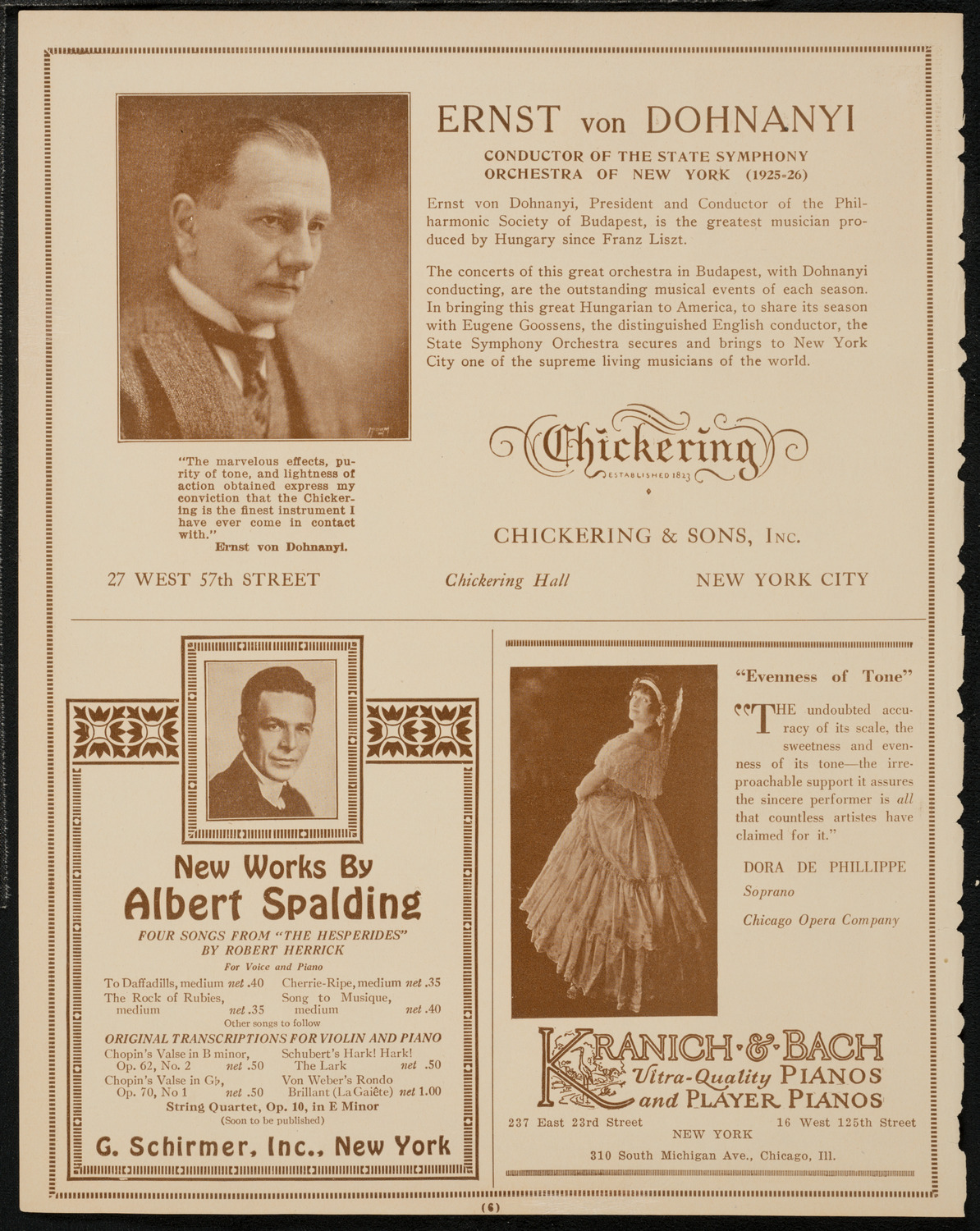 Film: La Casa de la Troya, April 26, 1925, program page 6