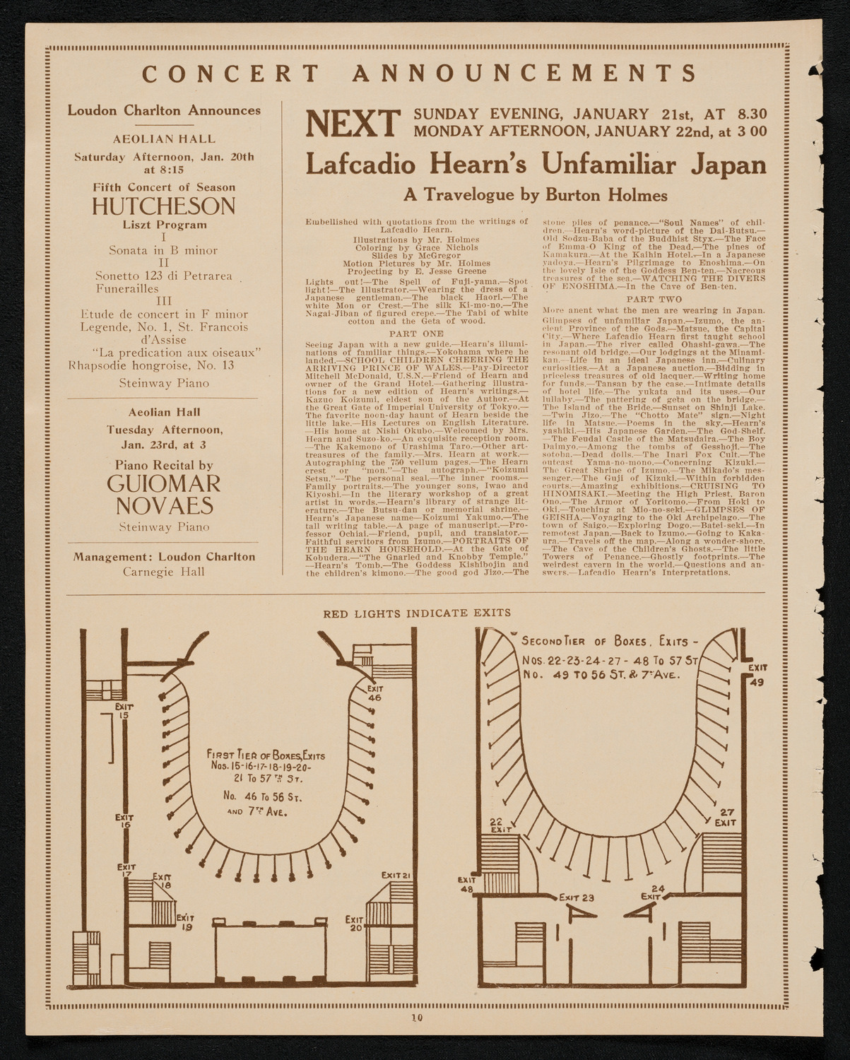 Burton Holmes Travelogue: Into China, January 15, 1923, program page 10