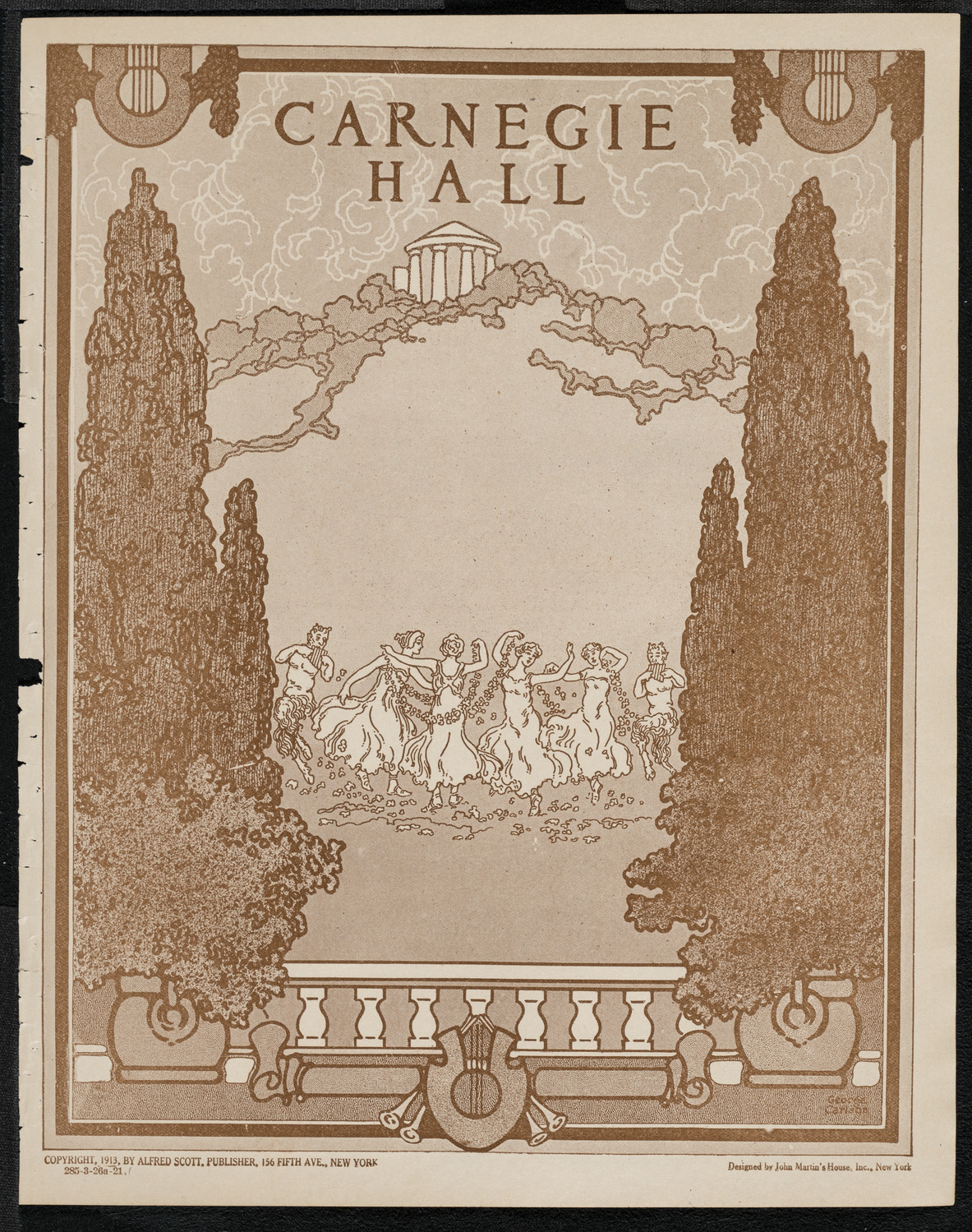 Fritz Kreisler, Violin, March 26, 1921, program page 1