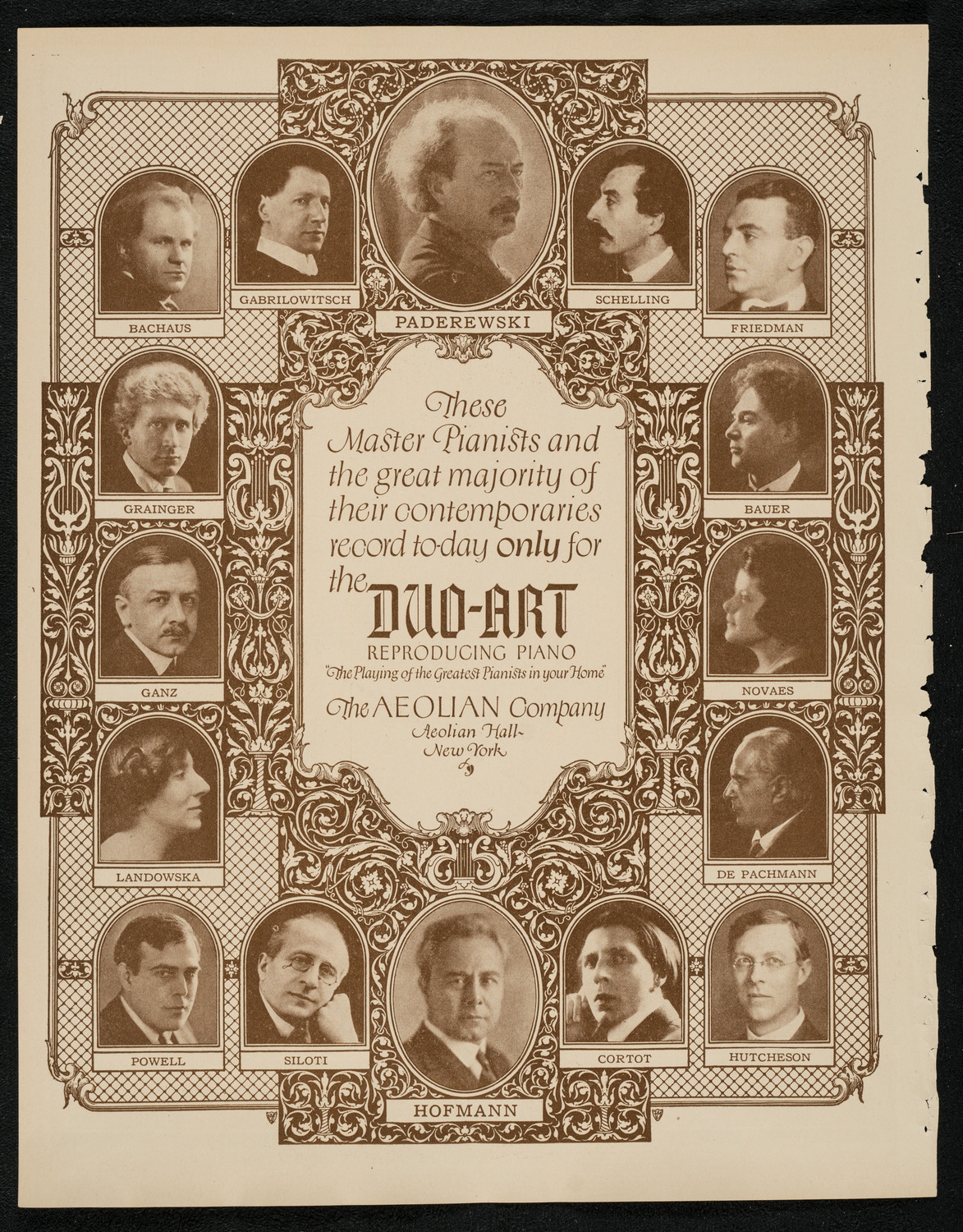 Fritz Kreisler, Violin, March 22, 1924, program page 2