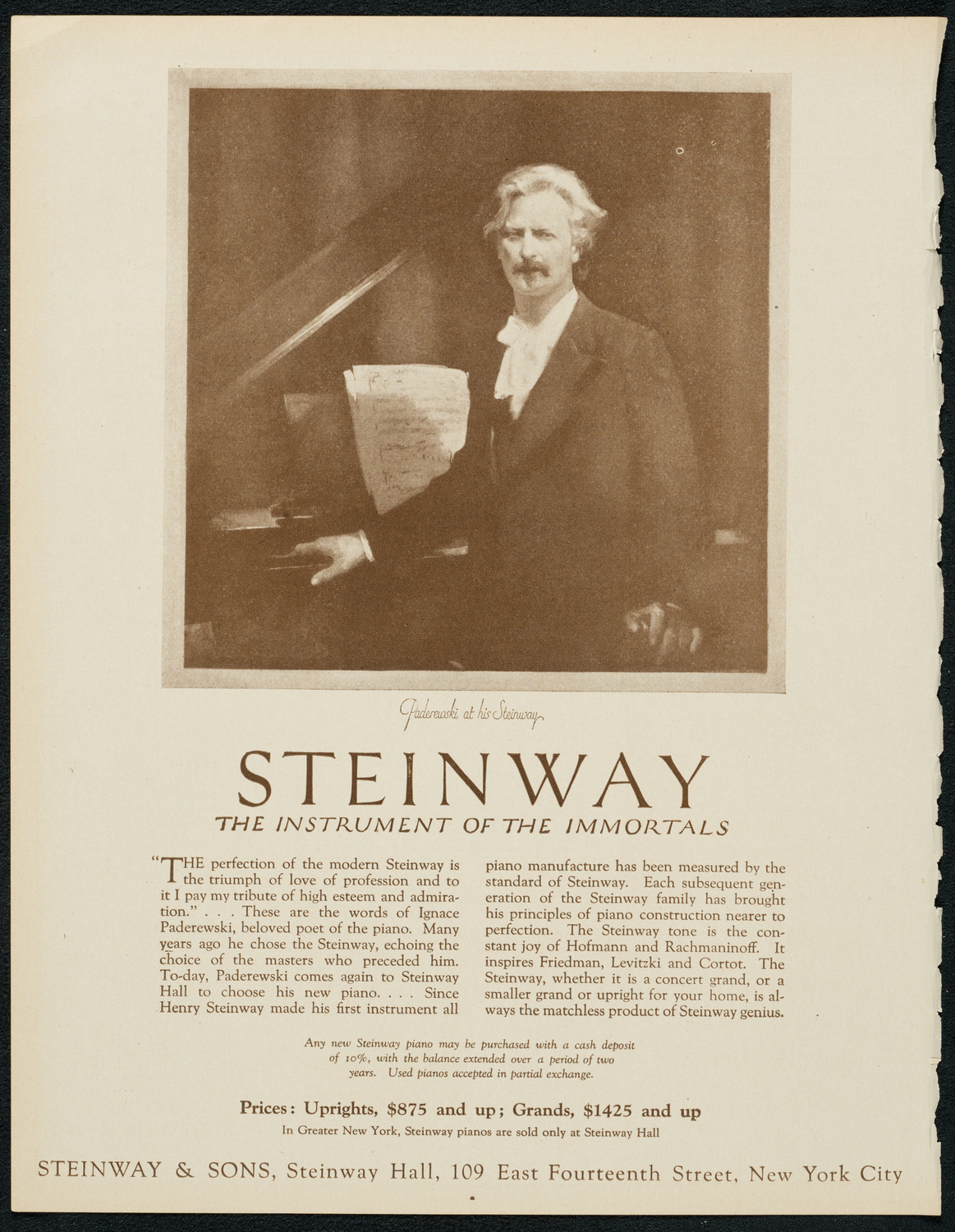 Carl Schaiovitz and Salo H. Goldstone, December 25, 1923, program page 4