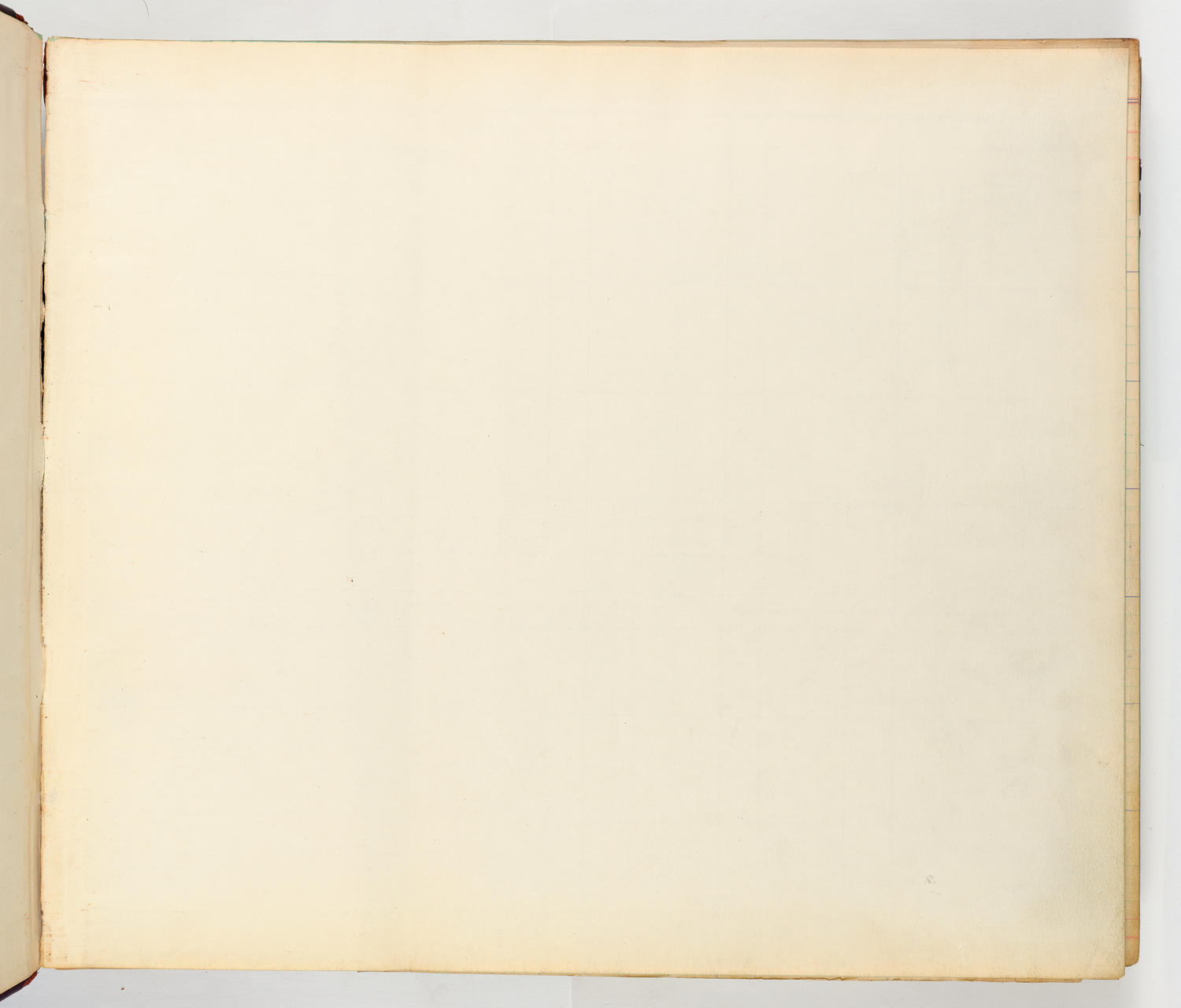 Music Hall Accounting Ledger Cash Book, volume 8, front endpage 3