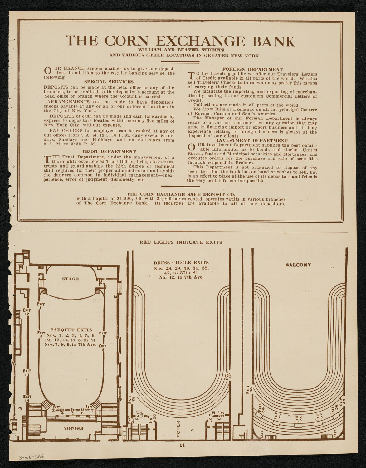 Joint Concert of American Glee Clubs, March 10, 1924, program page 11