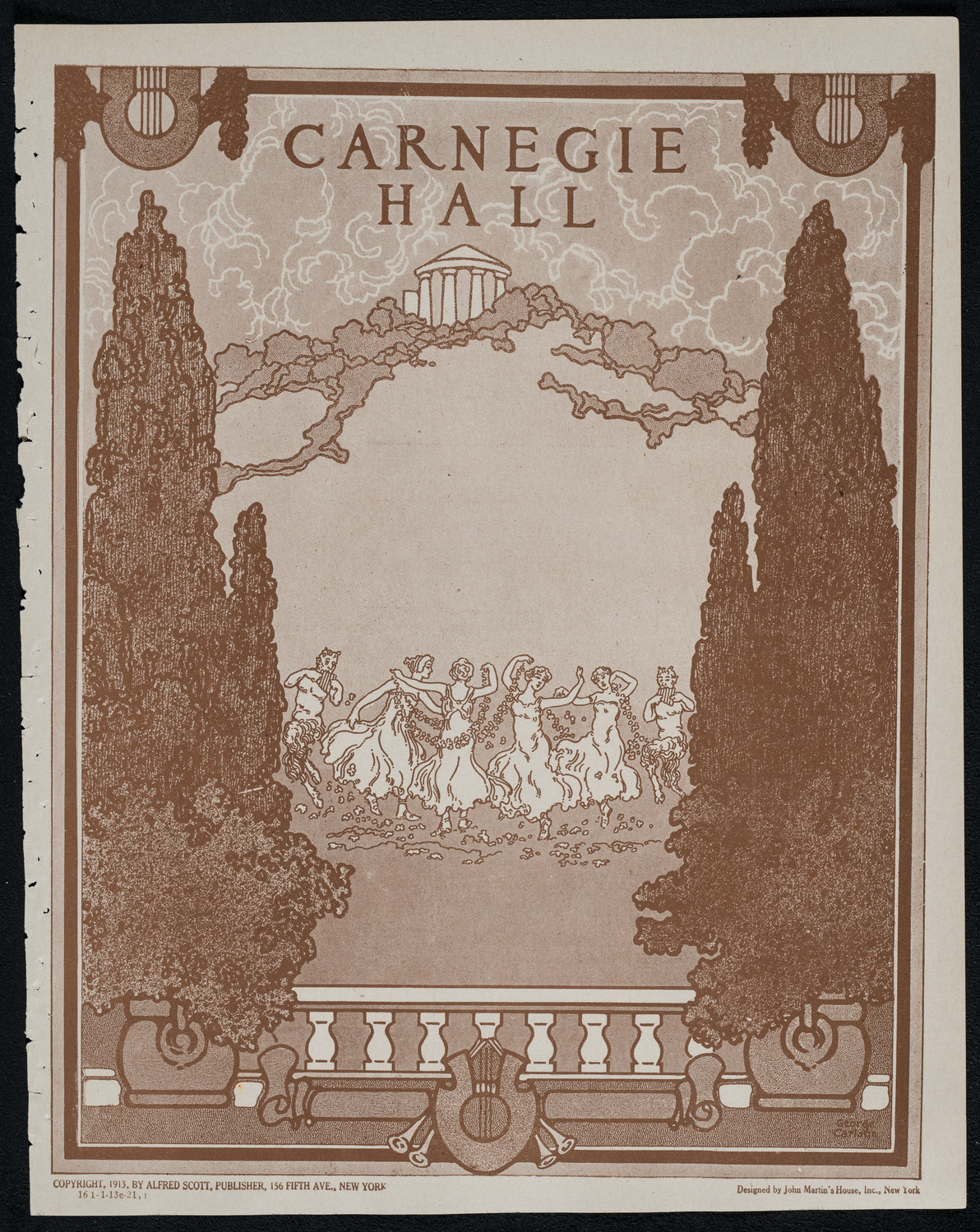 New York Philharmonic, January 13, 1921, program page 1